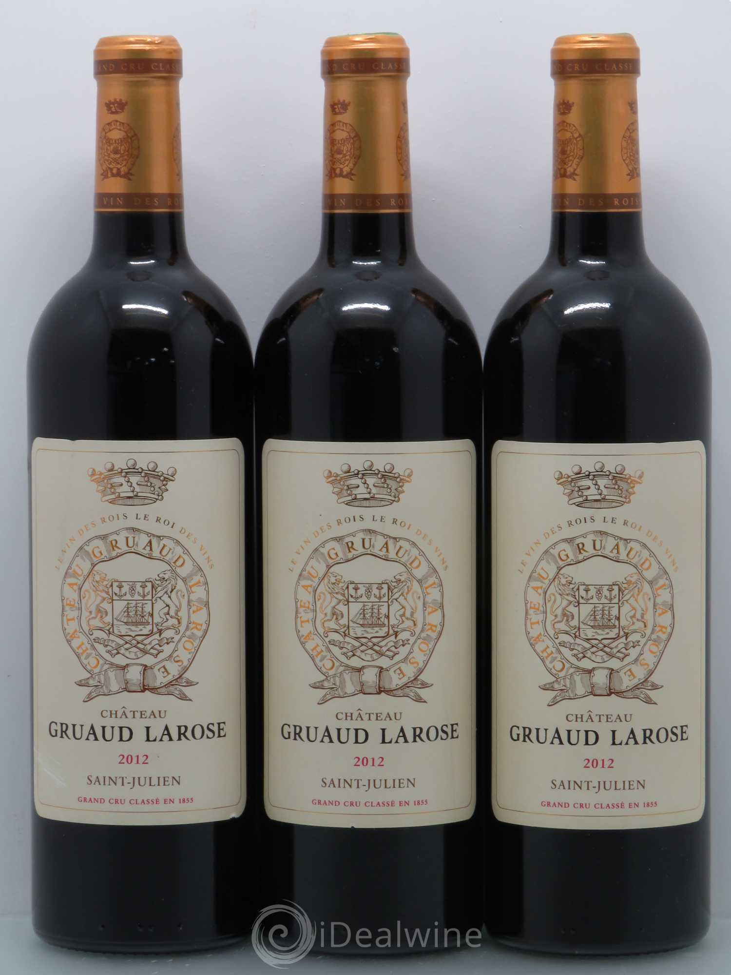 Château Gruaud Larose 2ème Grand Cru Classé 2012 - Lot de 3 bouteilles - 0