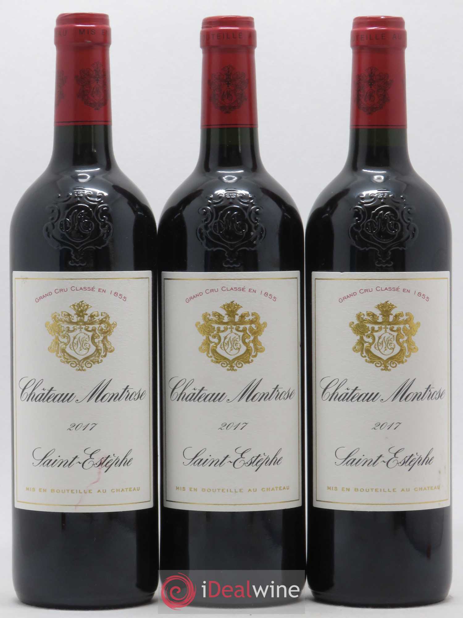 Château Montrose 2ème Grand Cru Classé 2017 - Lot de 3 bouteilles - 0