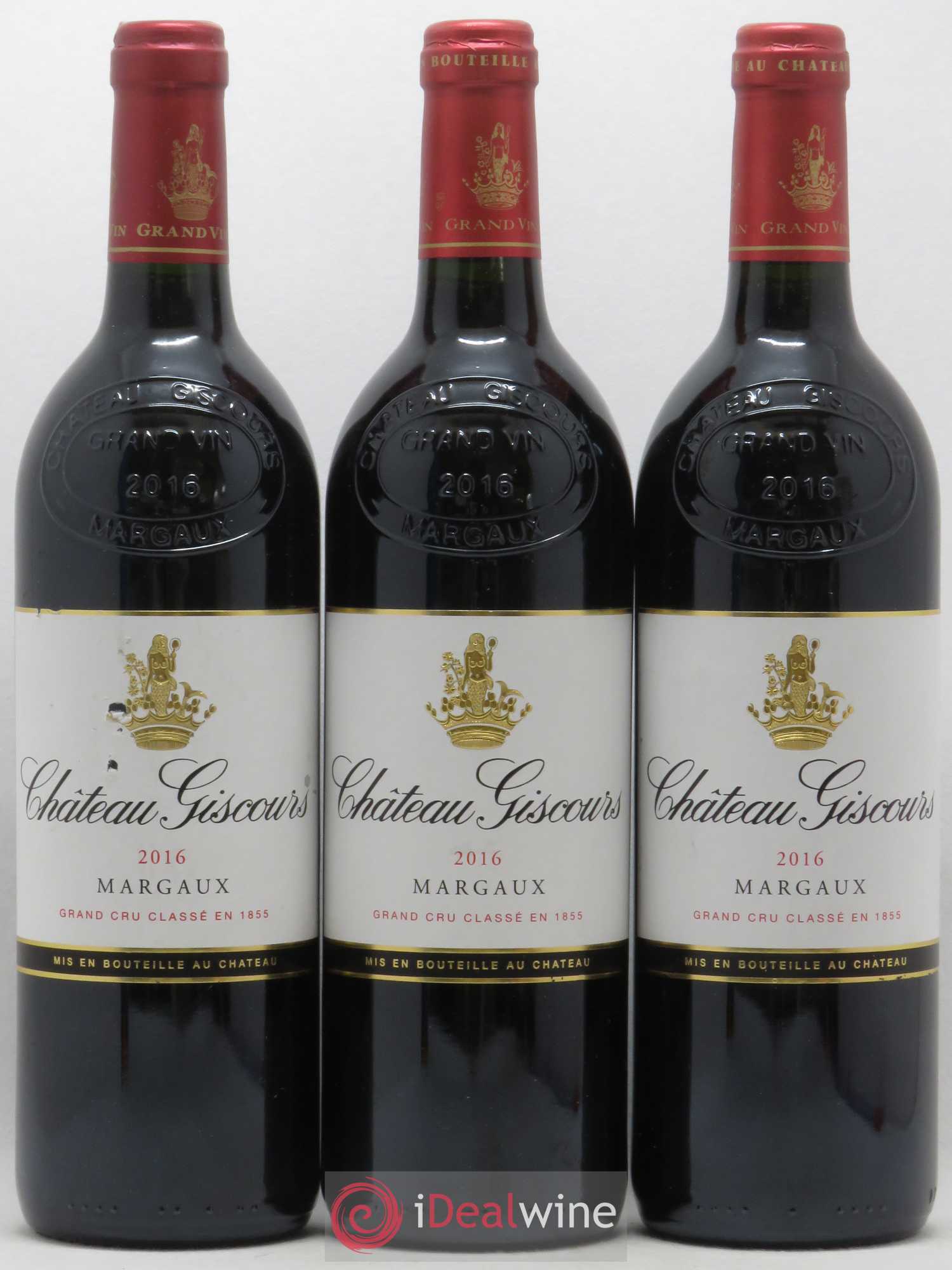 Château Giscours 3ème Grand Cru Classé 2016 - Lot de 3 bouteilles - 0