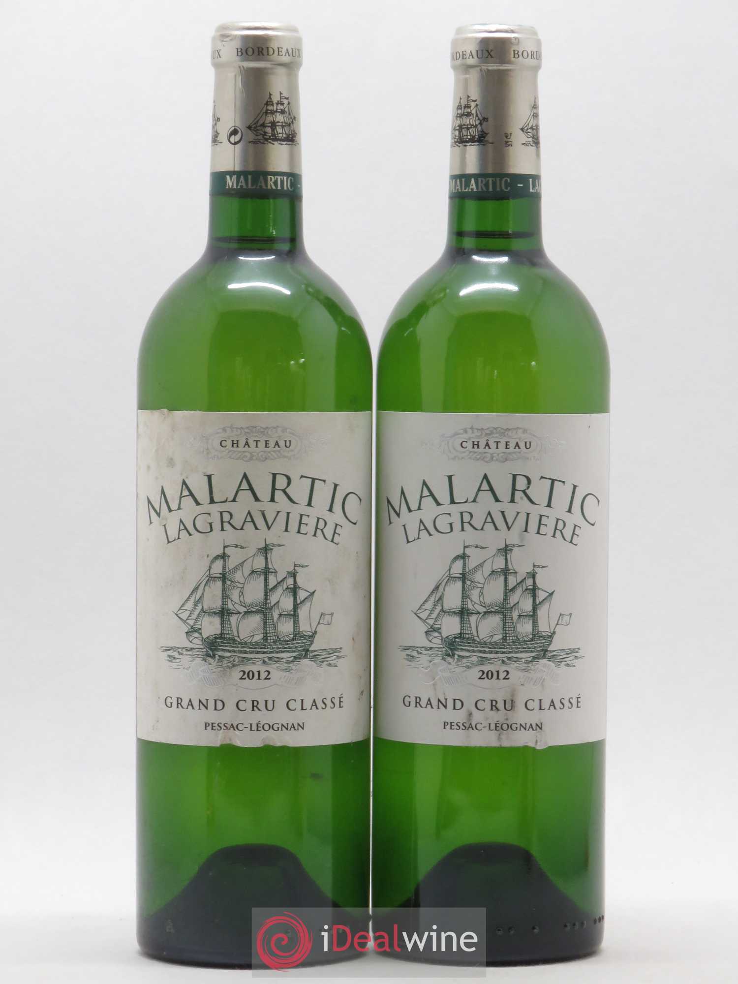 Château Malartic-Lagravière Cru Classé de Graves 2012 - Lot de 2 bouteilles - 0