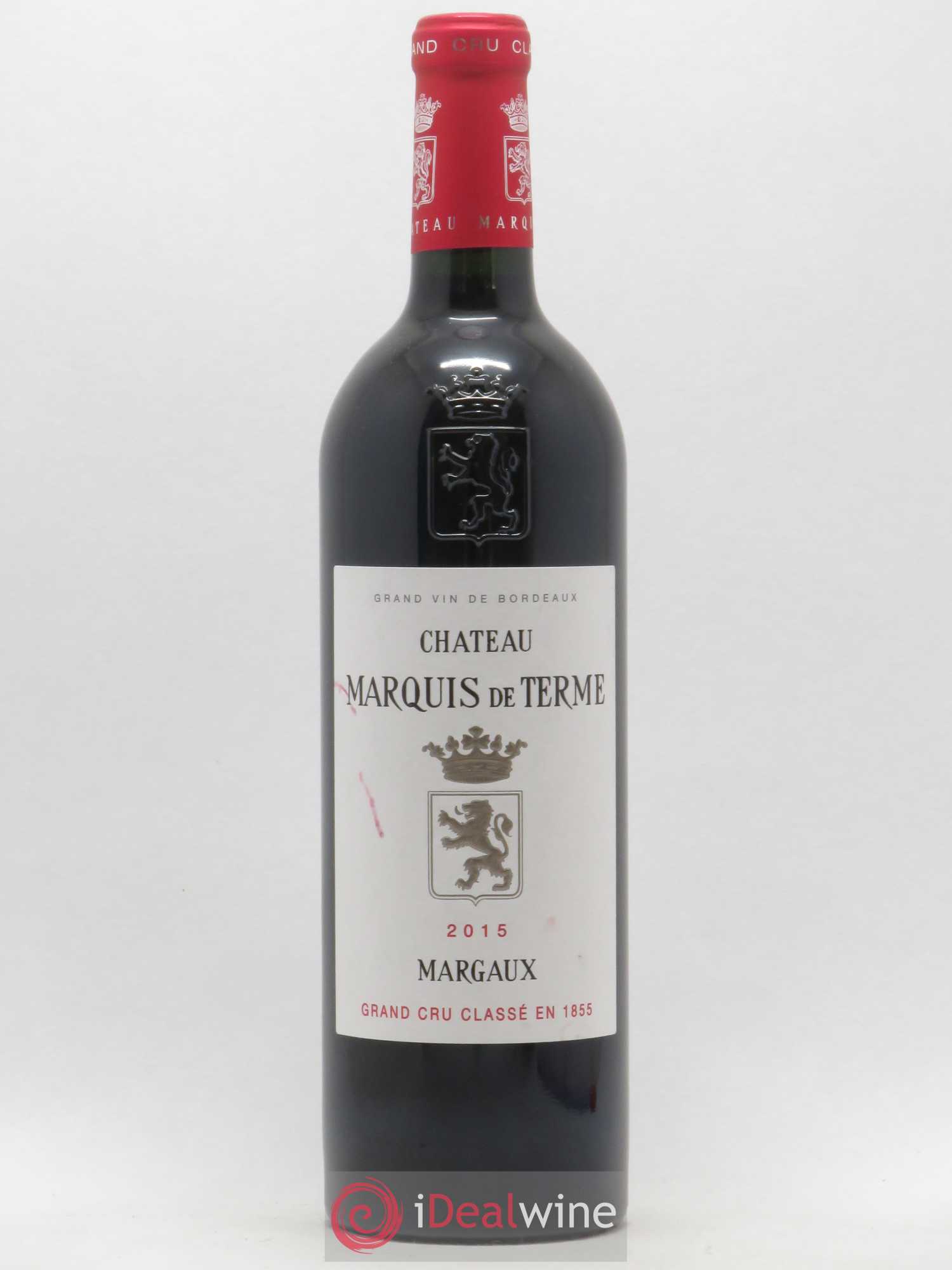 Château Marquis de Terme 4ème Grand Cru Classé 2015 - Lot de 1 bouteille - 0