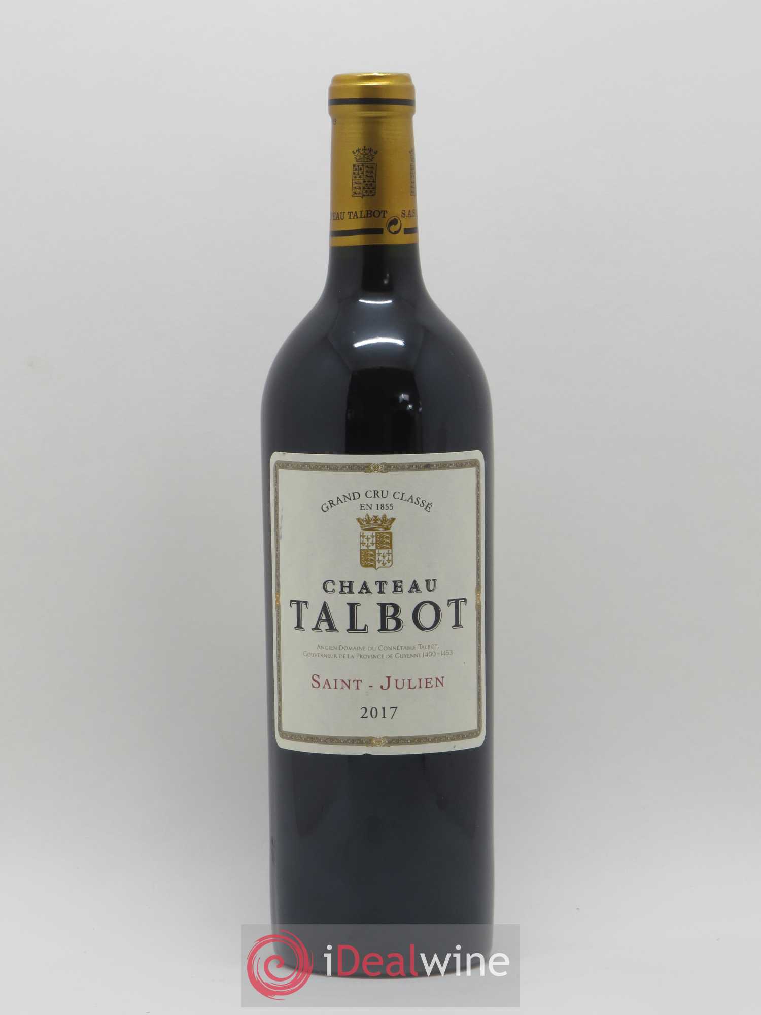 Château Talbot 4ème Grand Cru Classé 2017 - Lot de 1 bouteille - 0