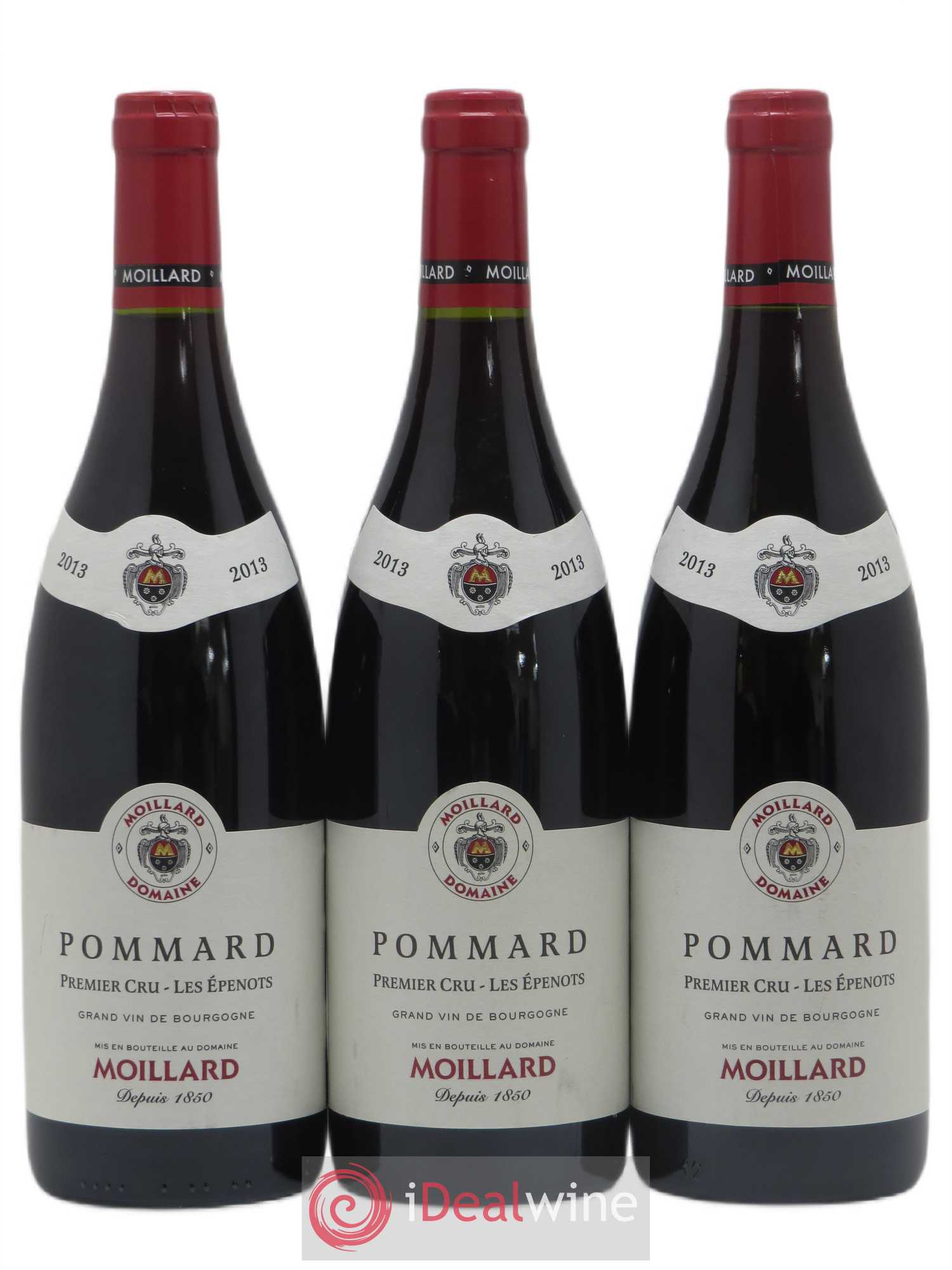 Pommard 1er Cru Les Epenots Domaine Moillard 2013 - Posten von 3 Flaschen - 0