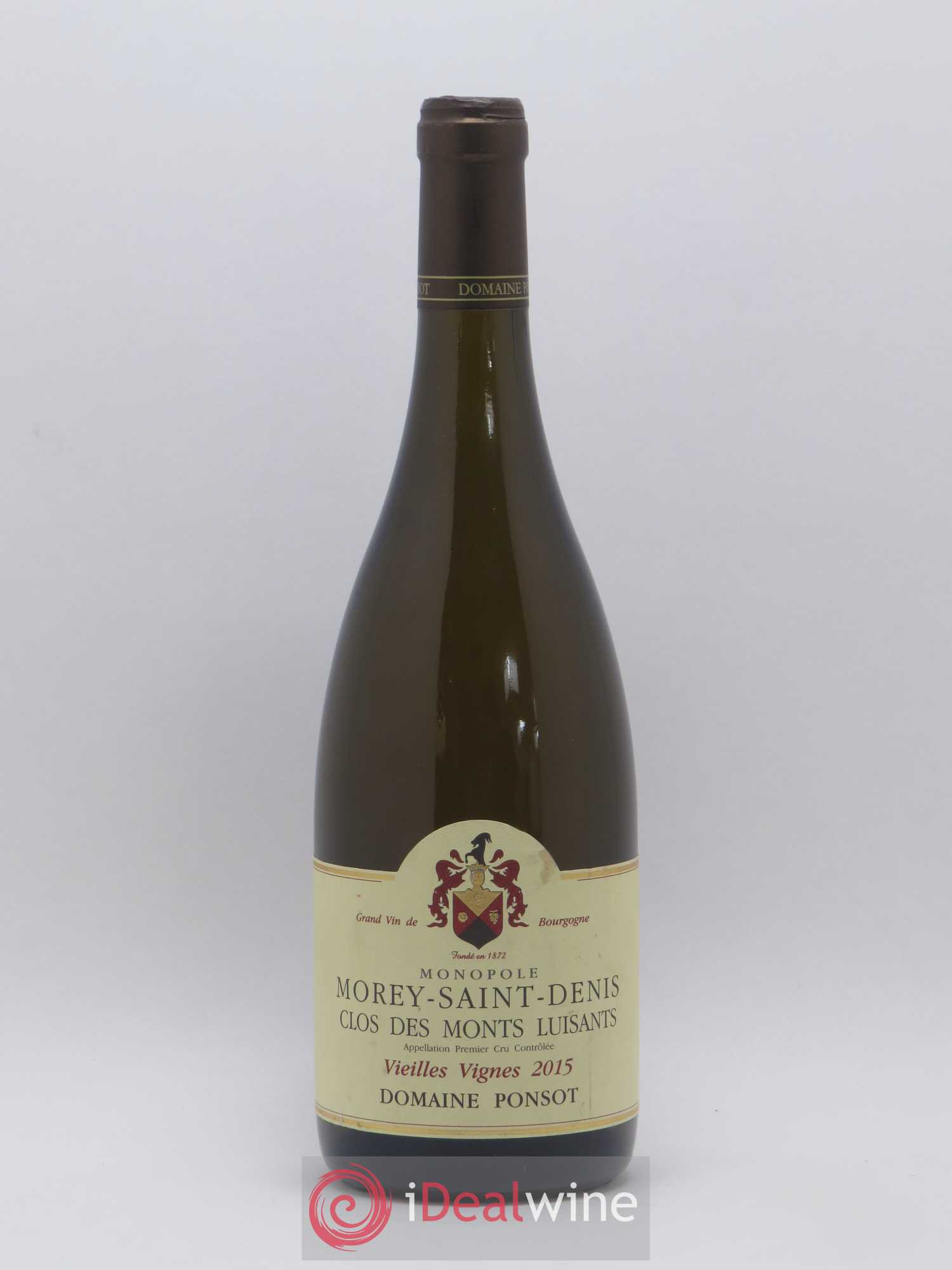 Morey-Saint-Denis 1er Cru Clos des Monts Luisants Vieilles Vignes Ponsot (Domaine) 2015 - Lot de 1 bouteille - 0