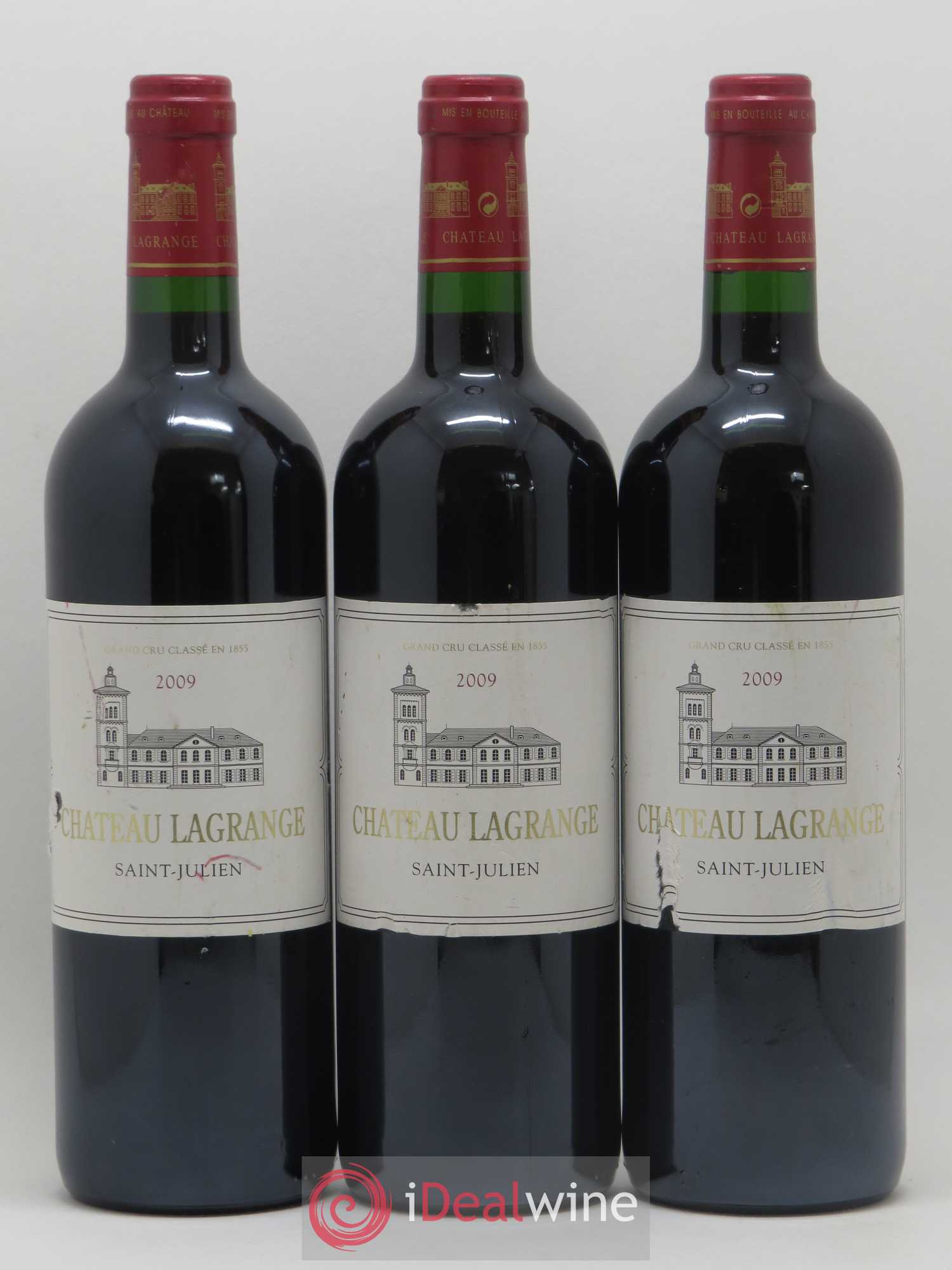 Château Lagrange 3ème Grand Cru Classé 2009 - Lot de 3 bouteilles - 0