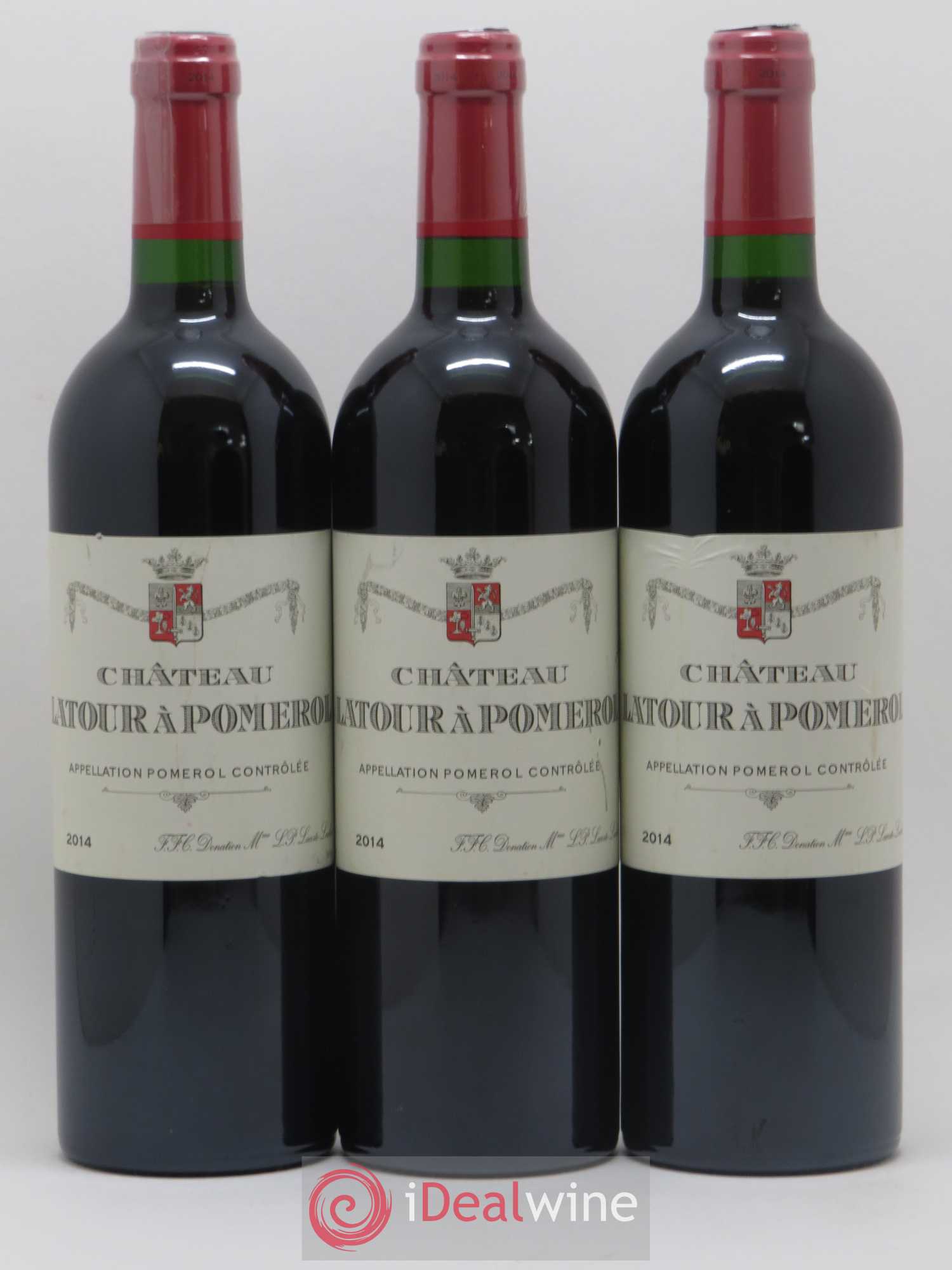 Château Latour à Pomerol 2014 - Lot de 3 bouteilles - 0