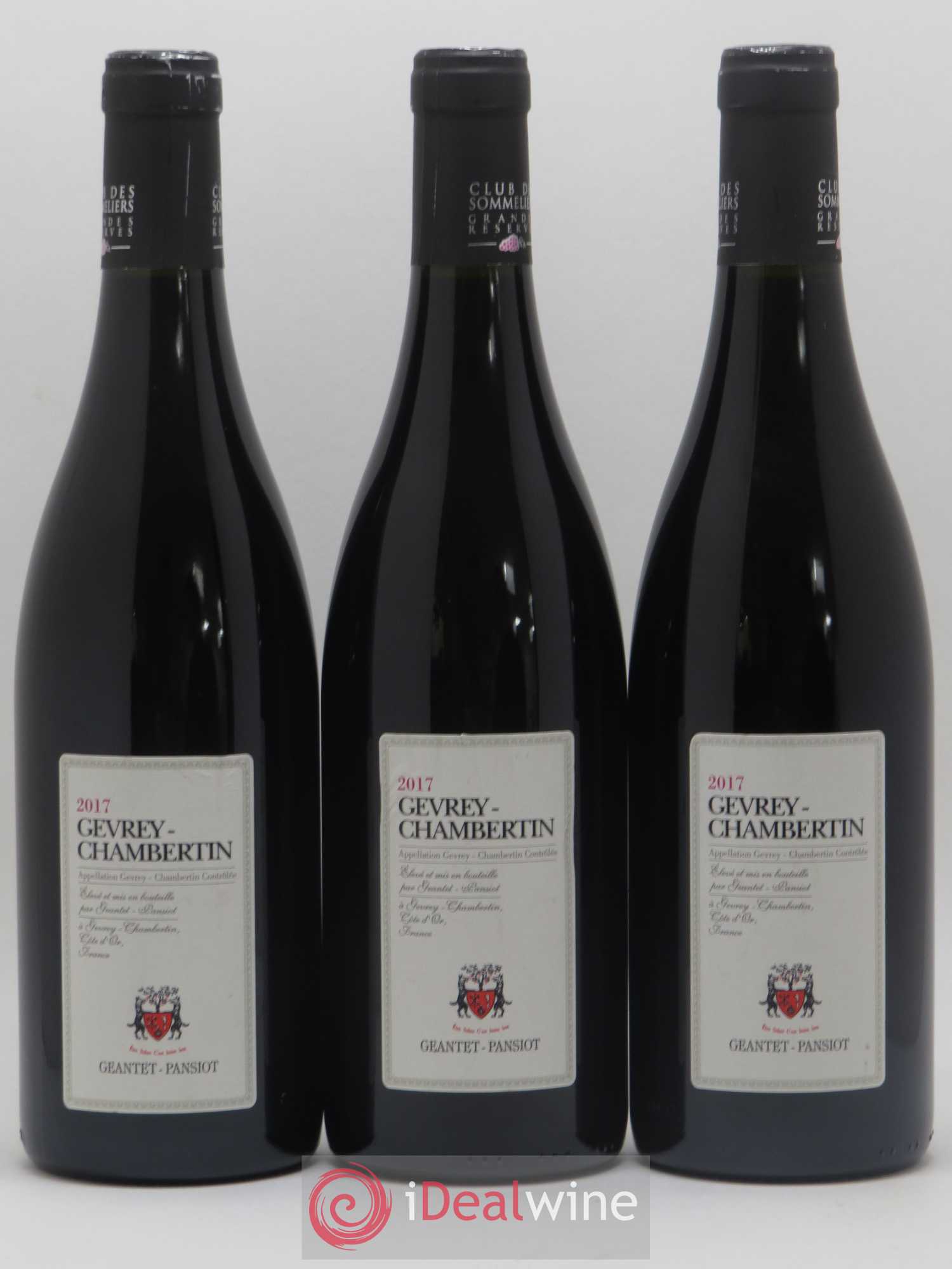 Gevrey-Chambertin par Geantet Pansiot 2017 - Posten von 3 Flaschen - 0