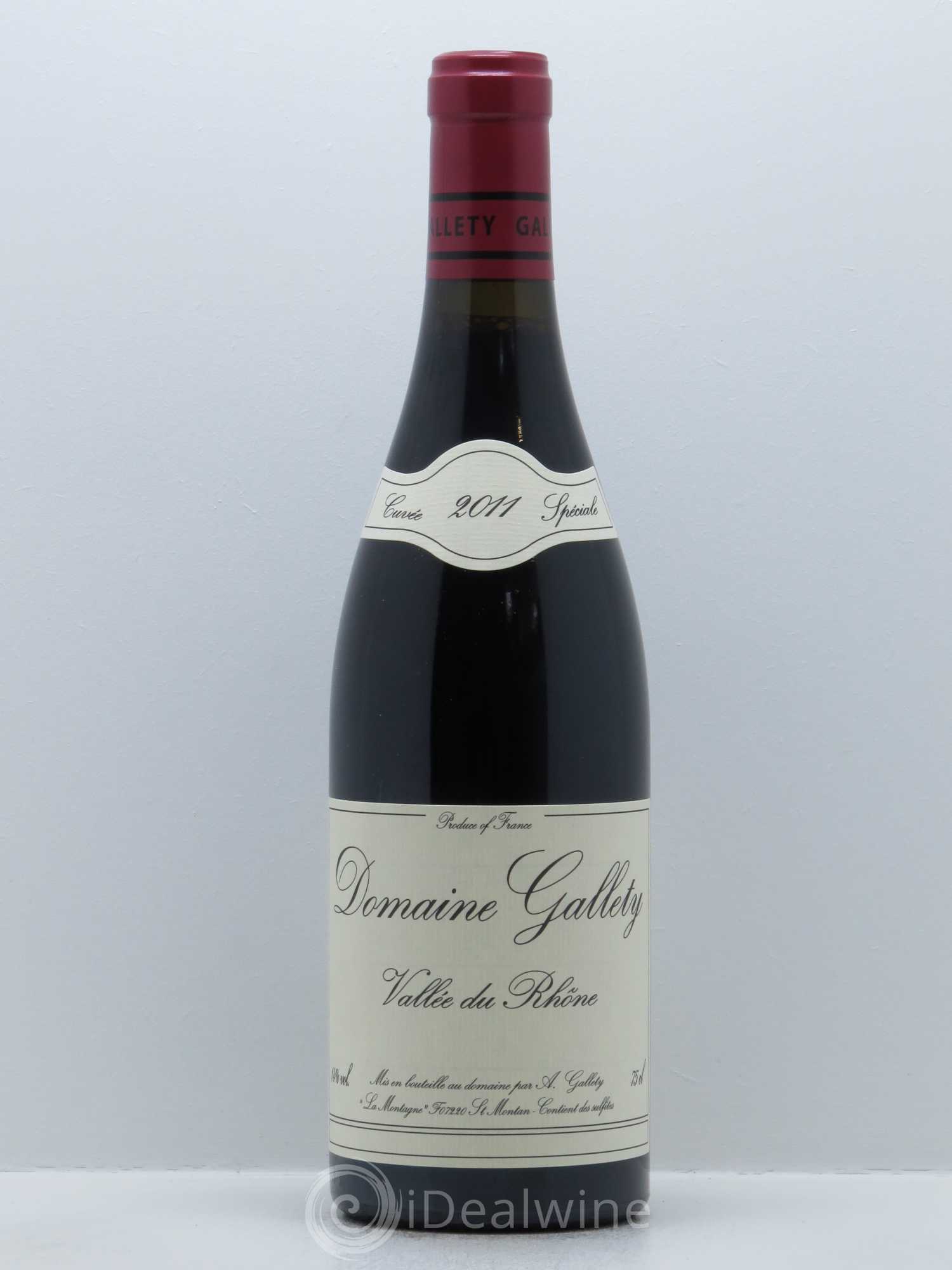 Côtes du Vivarais Gallety (Domaine) 2011 - Lot de 1 bouteille - 0