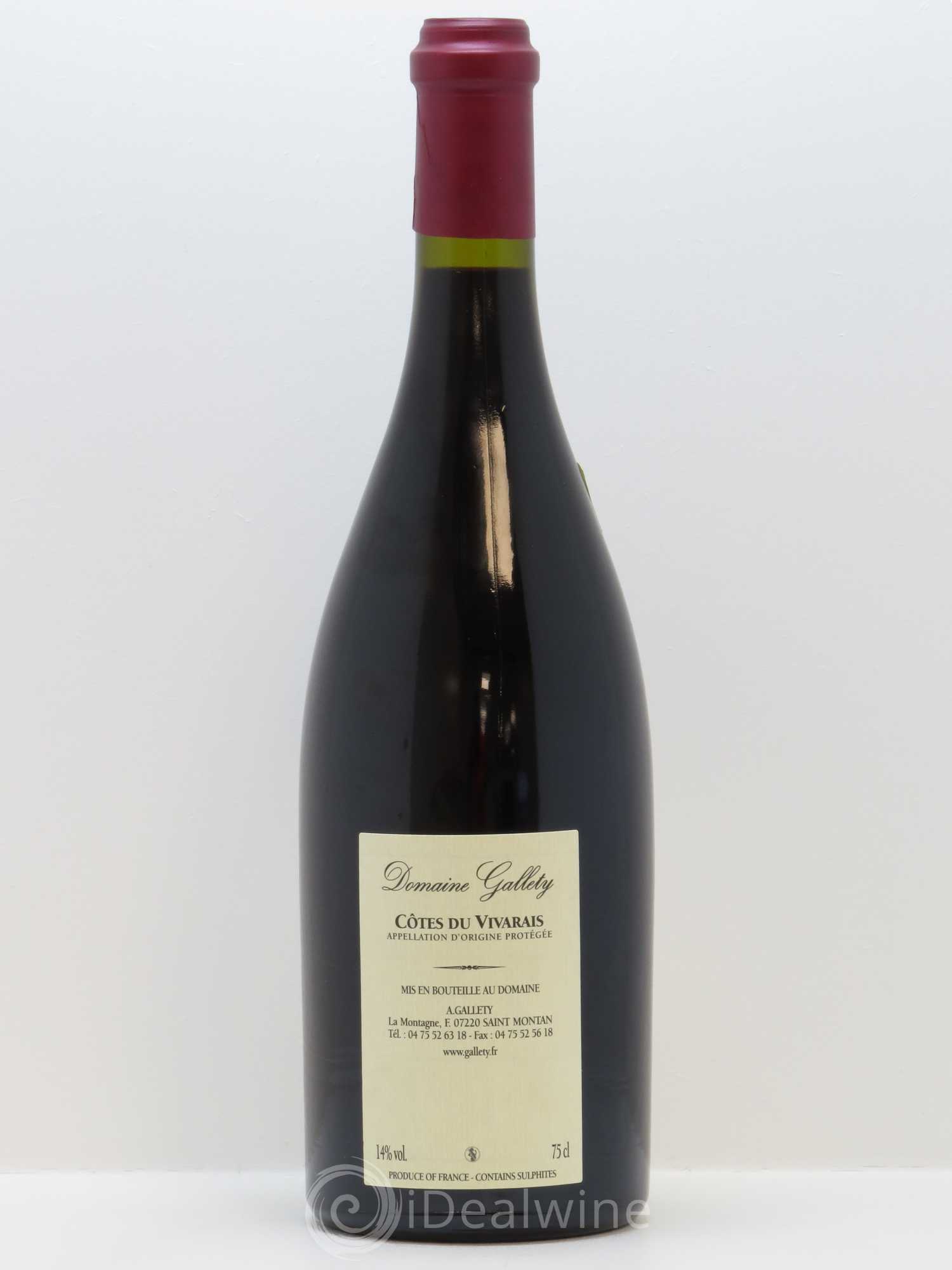 Côtes du Vivarais La Ligure Gallety (Domaine) 2012 - Lot de 1 bouteille - 1