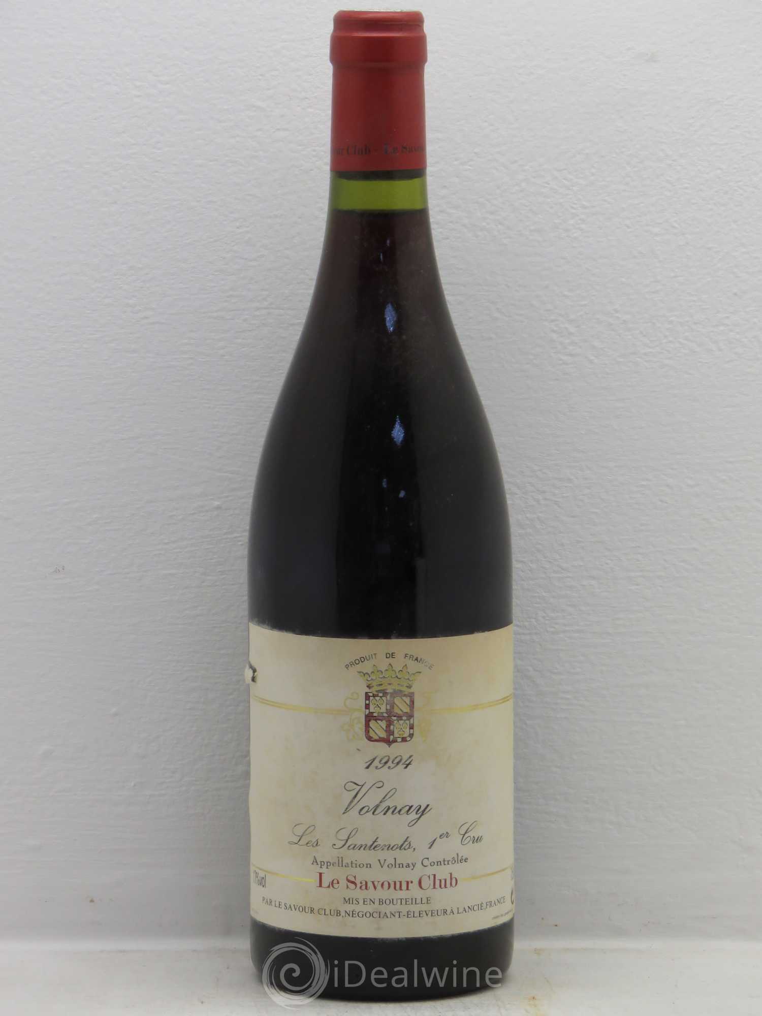Volnay 1er Cru Savour Club 1994 - Lot de 6 bouteilles - 0