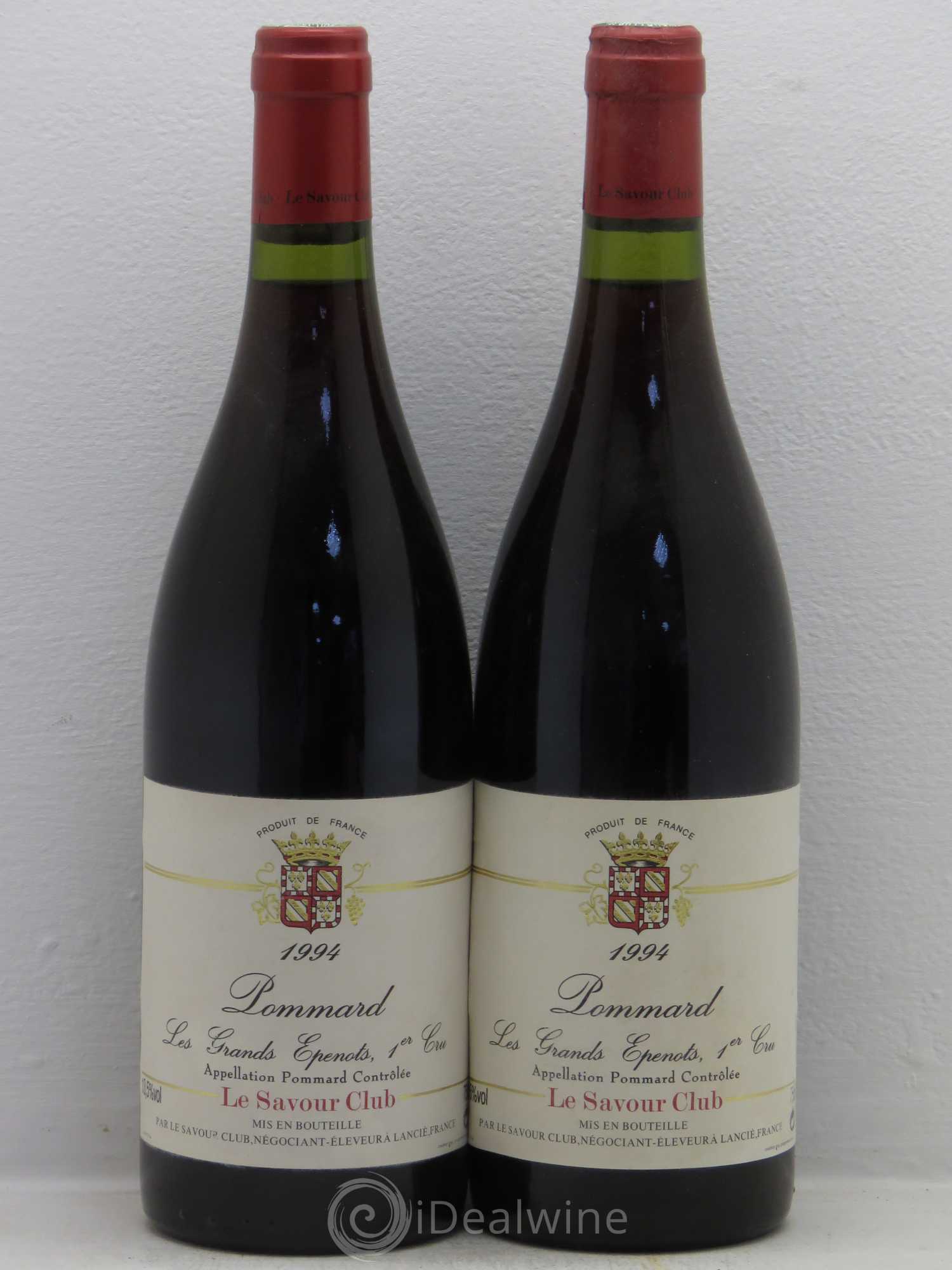 Pommard 1er Cru Savour Club 1994 - Lot de 2 bouteilles - 0
