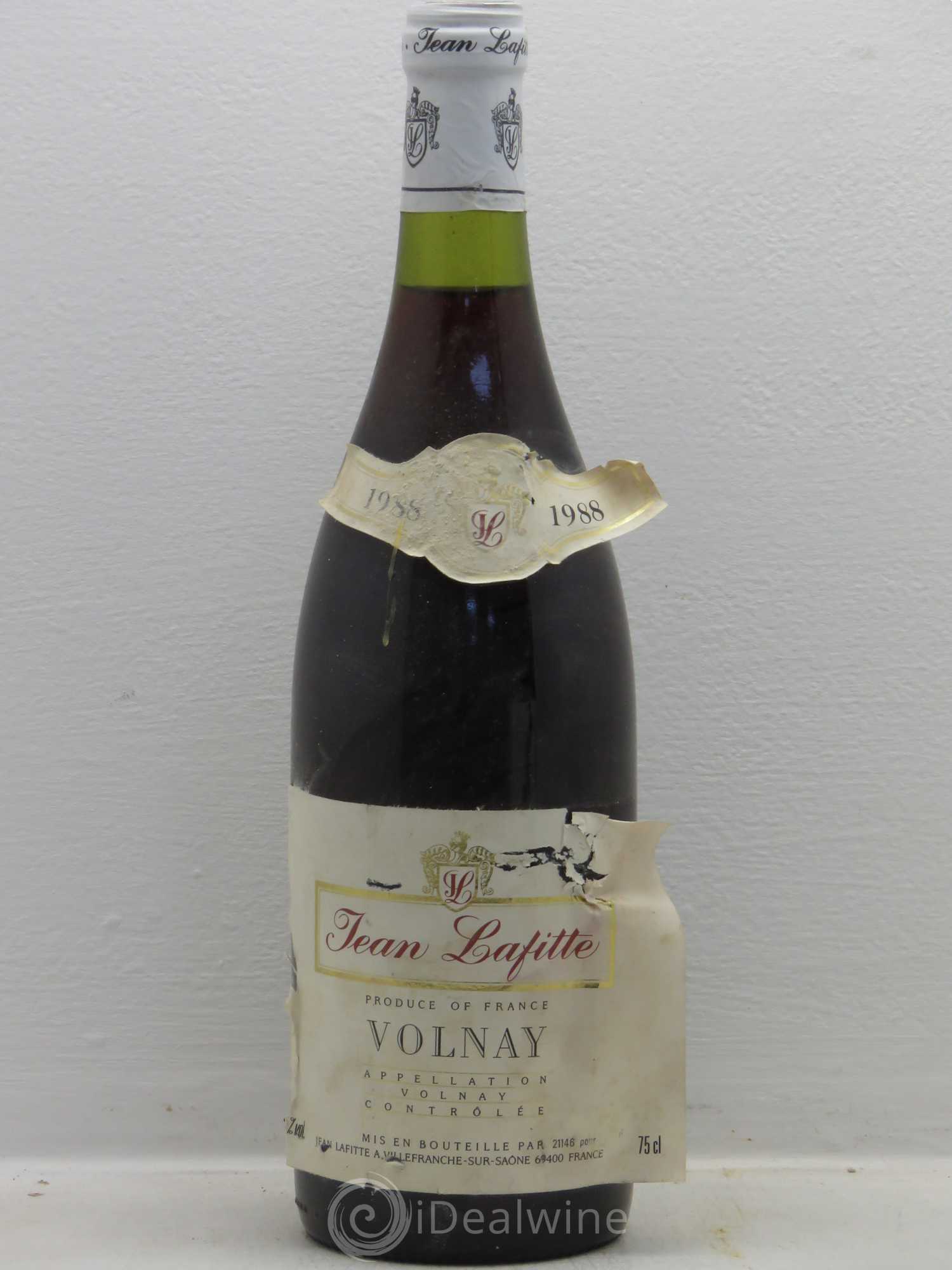 Volnay Jean Lafitte (sans prix de réserve) 1988 - Posten von 6 Flaschen - 0