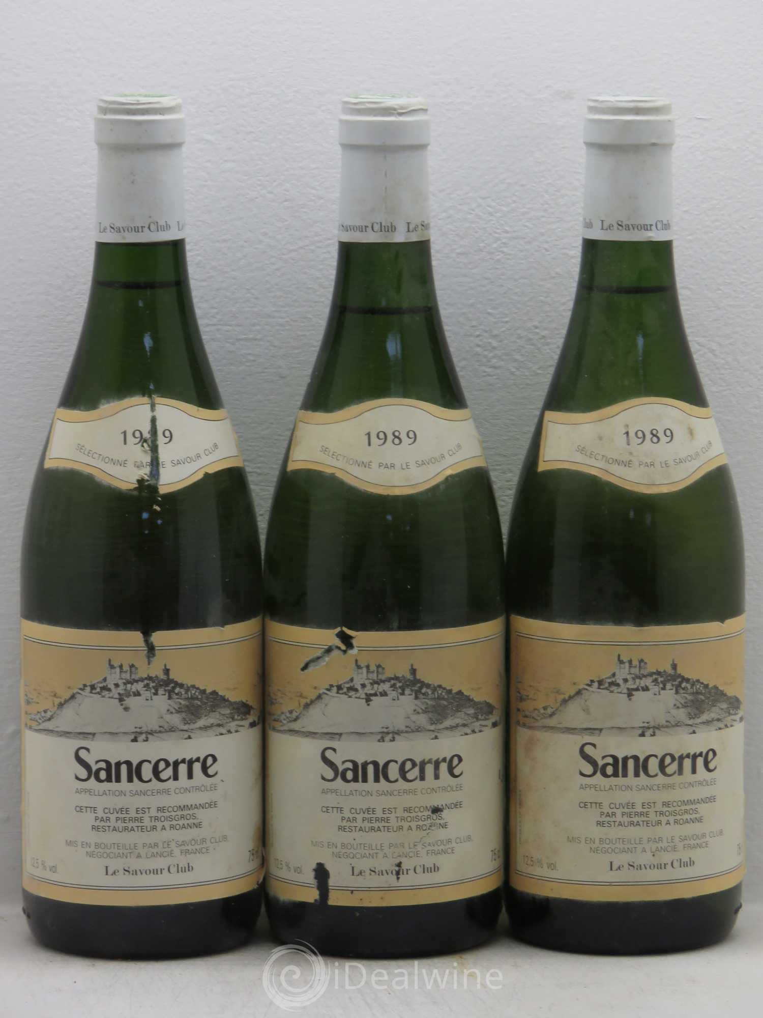 Sancerre Savour Club 1989 - Posten von 3 Flaschen - 0