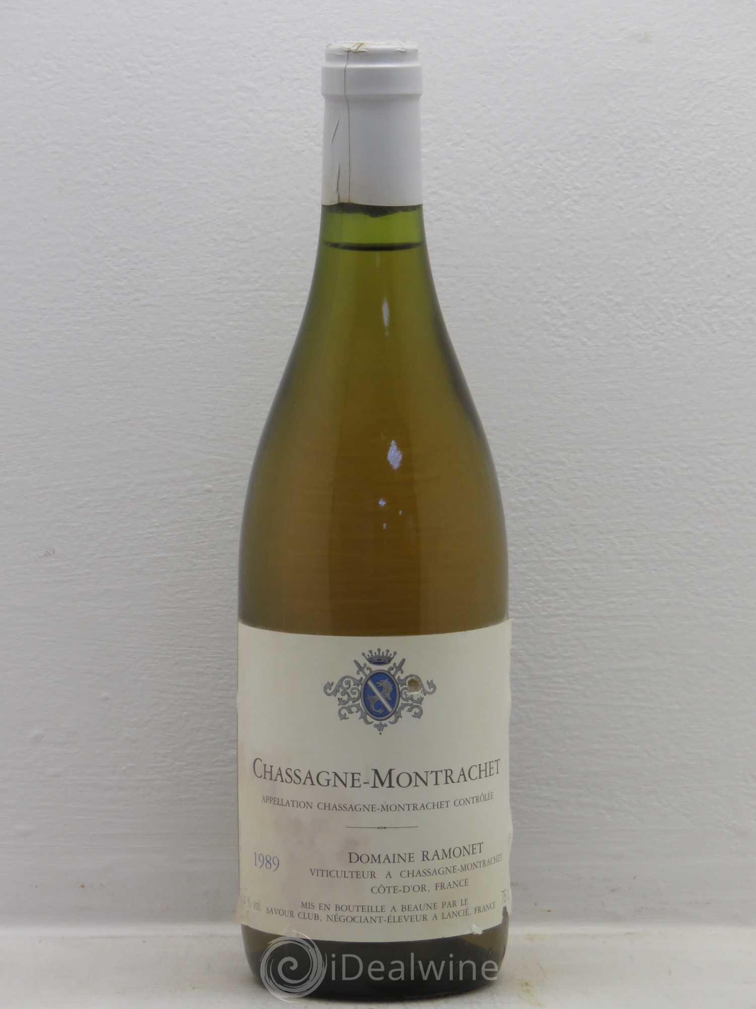 Chassagne-Montrachet Ramonet mis en bouteille par le Savour Club 1989 - Posten von 1 Flasche - 0