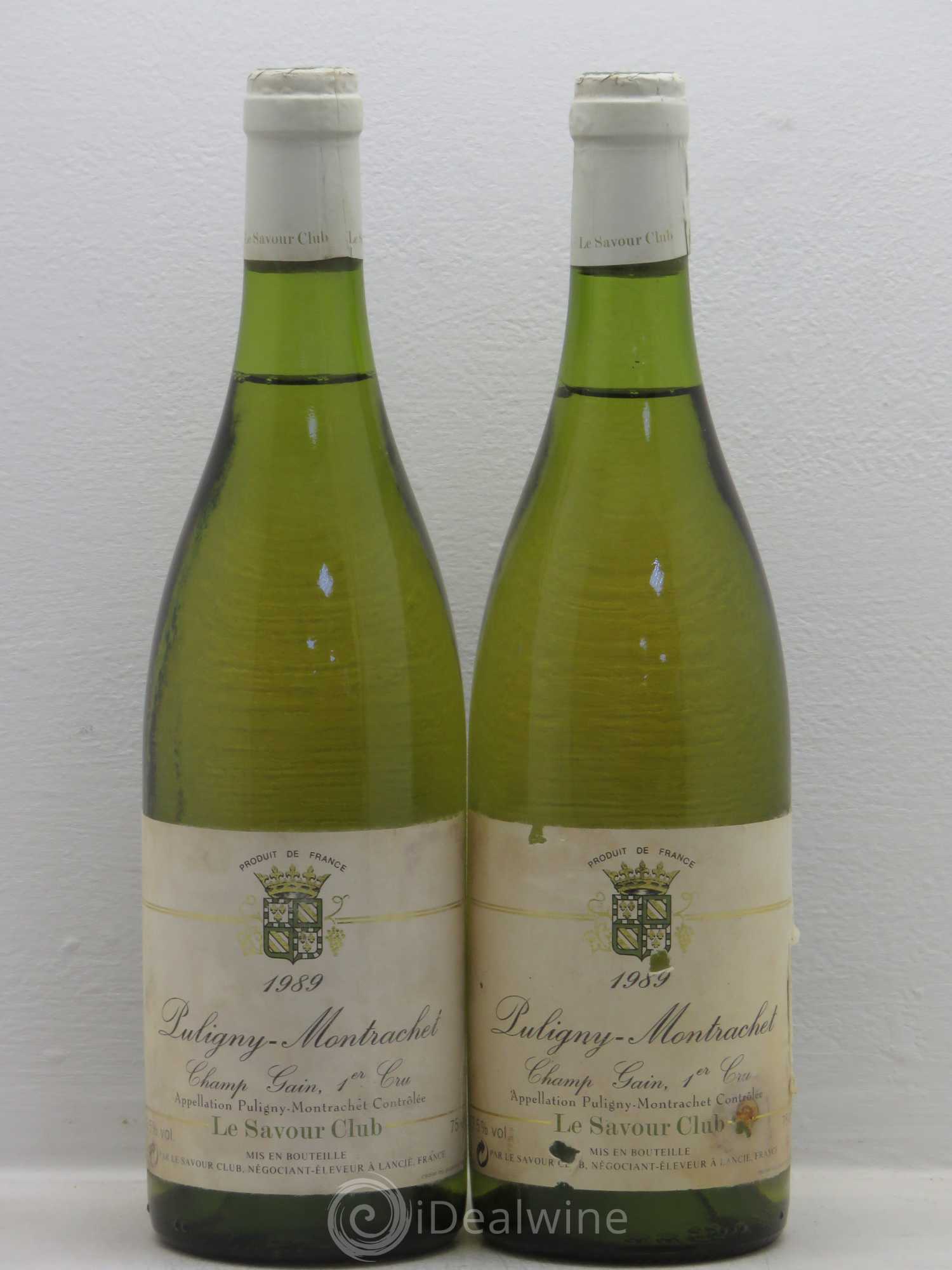 Puligny-Montrachet 1er Cru Savour Club 1989 - Lot de 2 bouteilles - 0