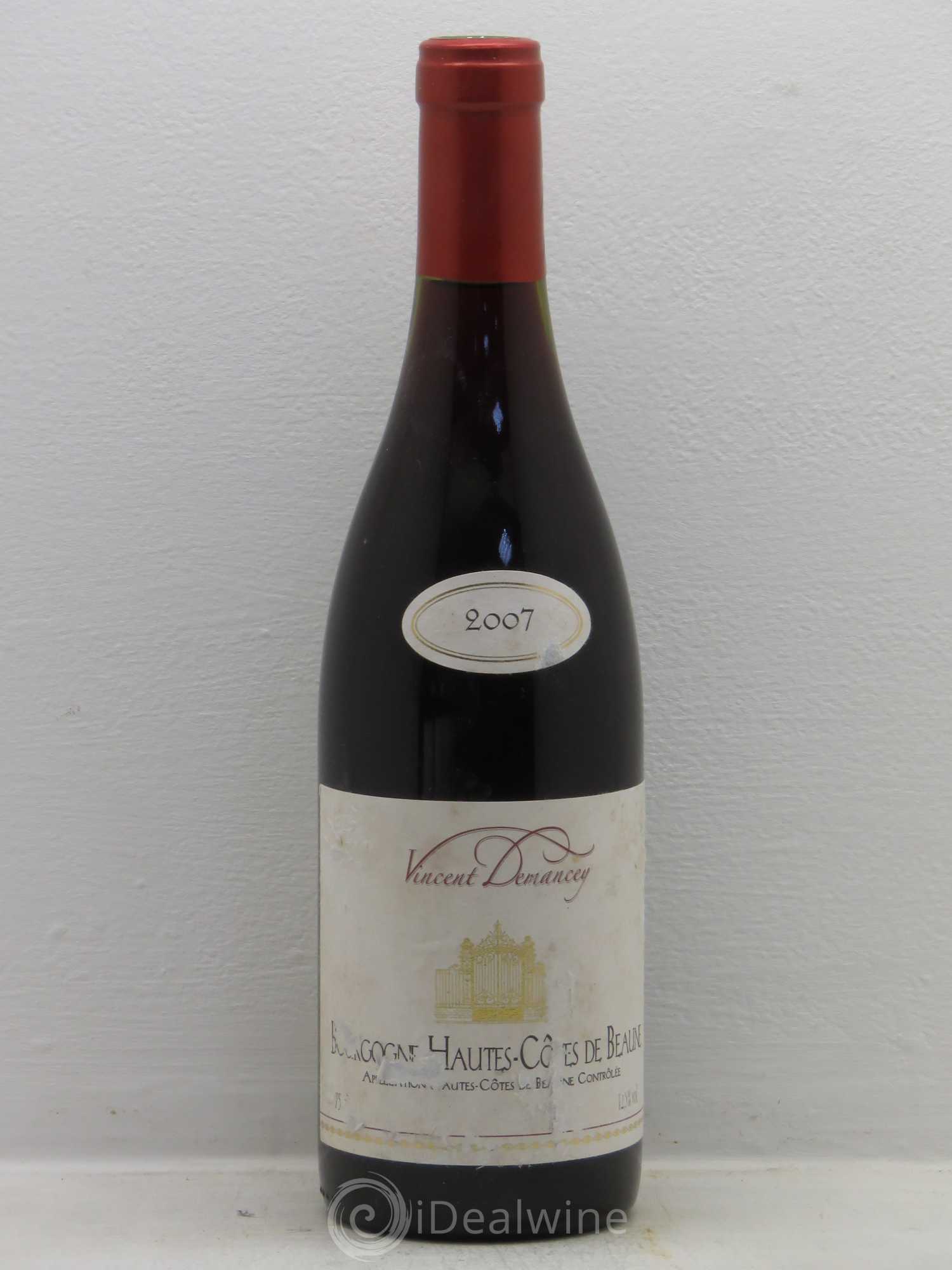 Hautes-Côtes de Beaune Vincent Demancey 2007 - Lot de 6 bouteilles - 0