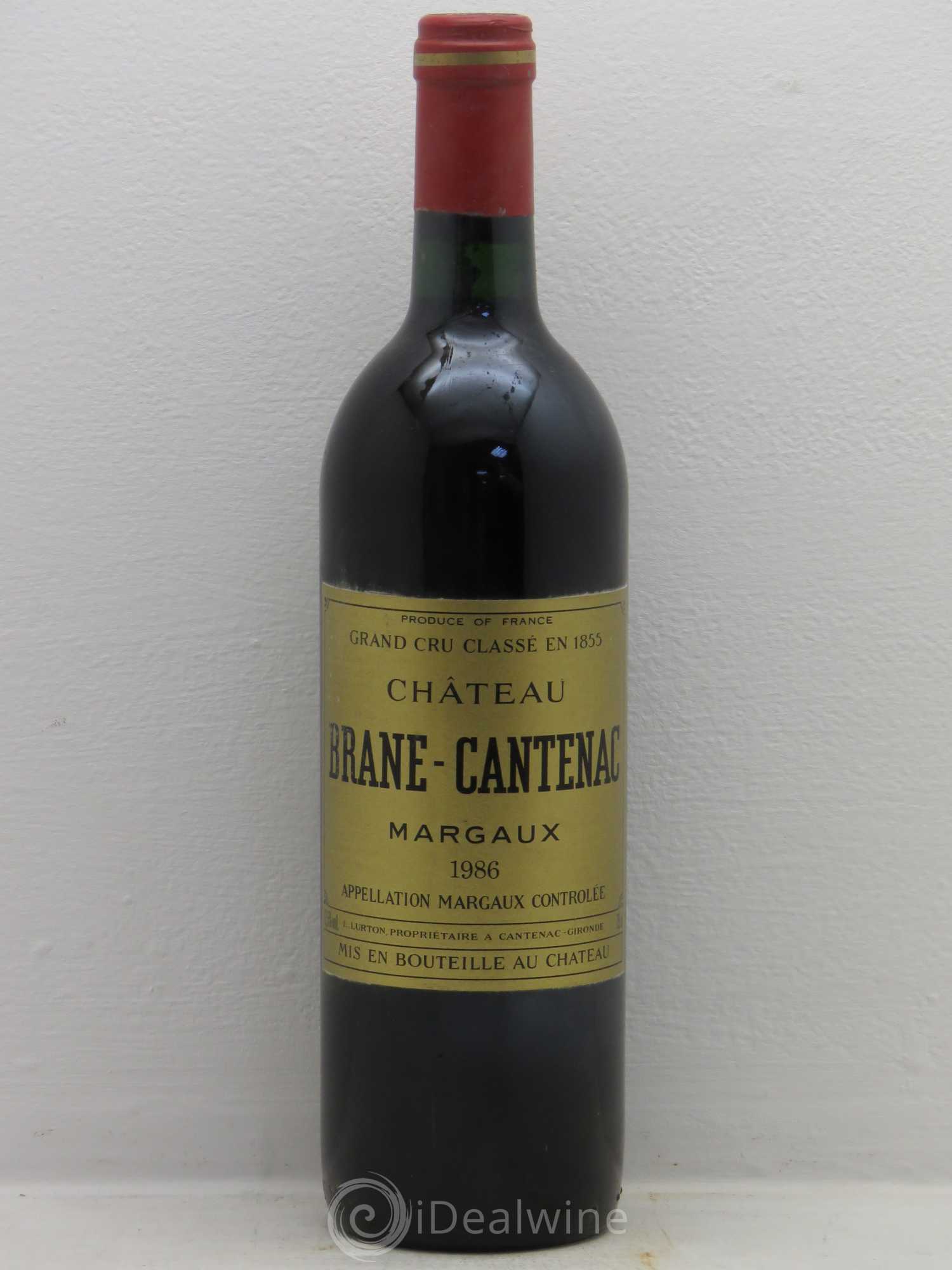 Château Brane Cantenac 2ème Grand Cru Classé 1986 - Lot de 6 bouteilles - 0