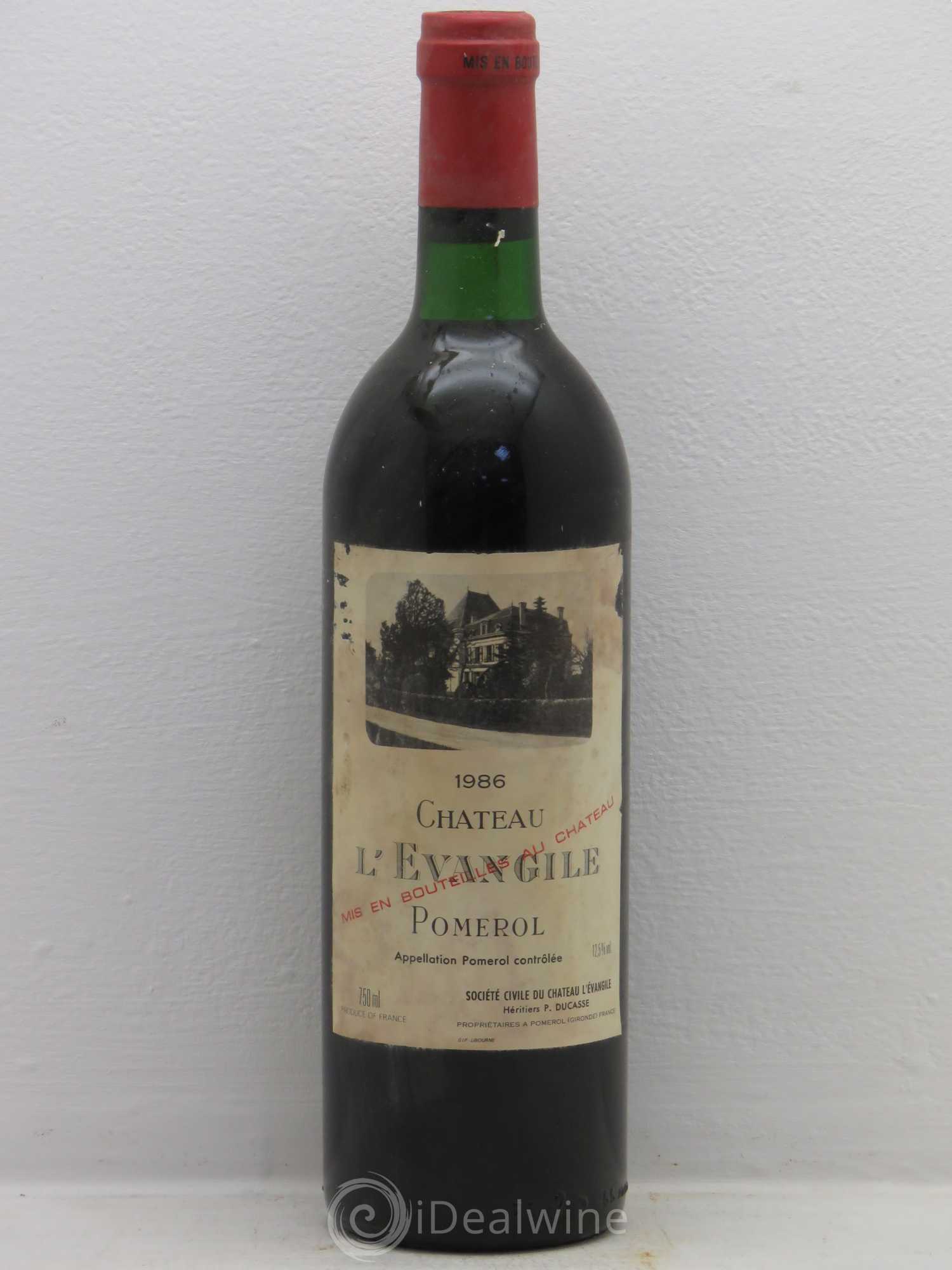 Château l' Évangile 1986 - Lot de 1 bouteille - 0