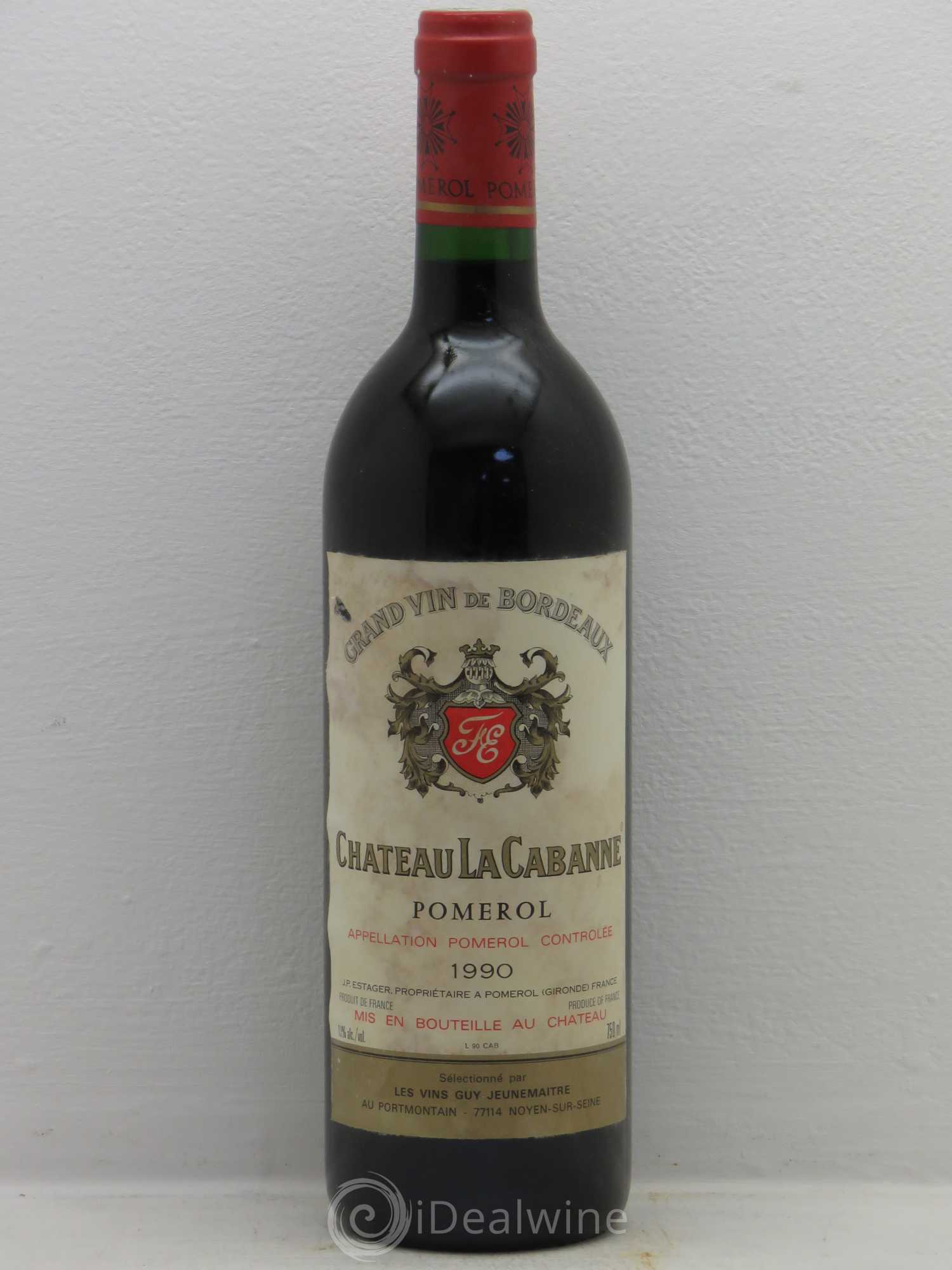 Château la Cabanne 1990 - Lot de 6 bouteilles - 0