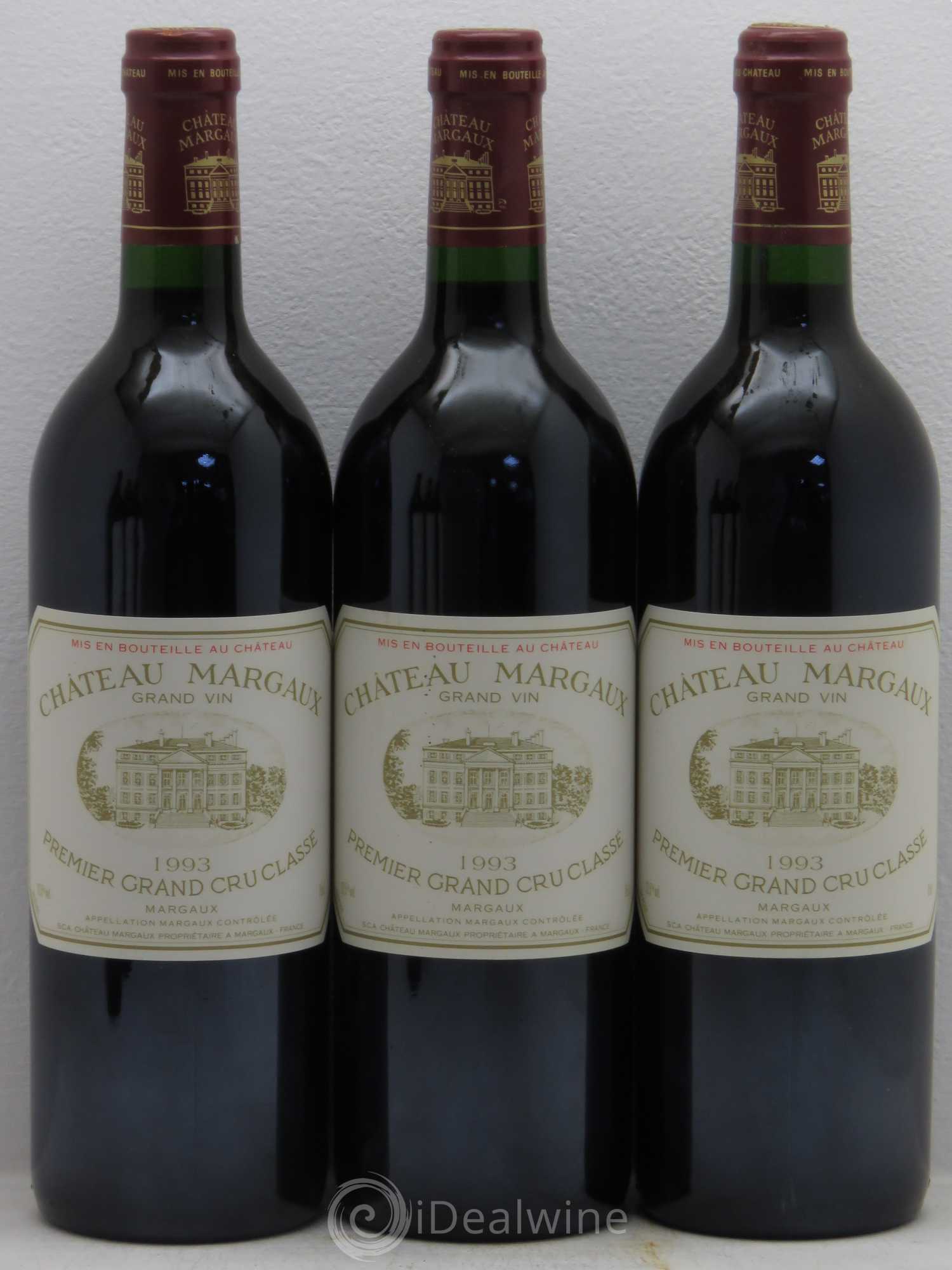 Château Margaux 1er Grand Cru Classé 1993 - Lot de 6 bouteilles - 1