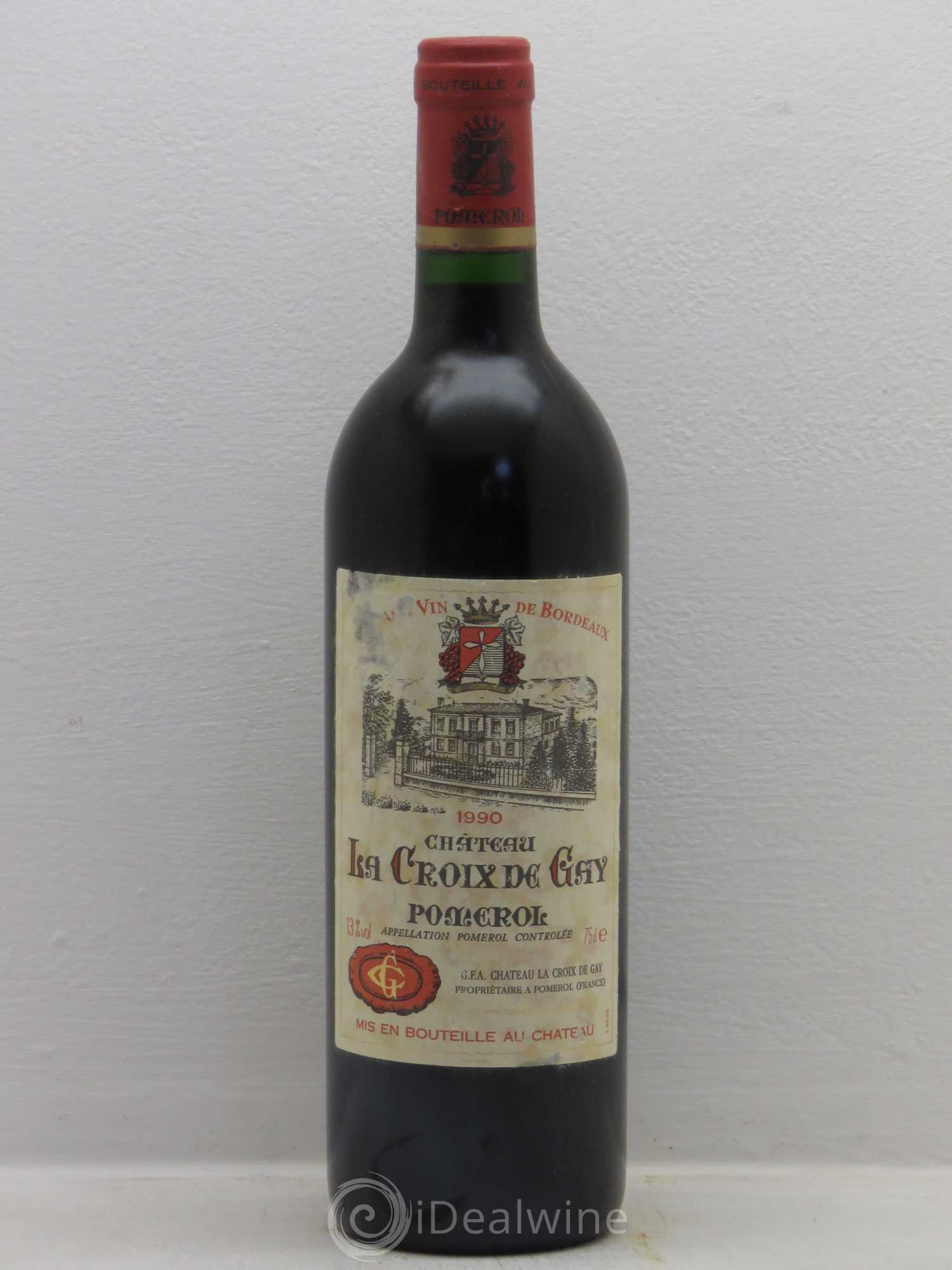 Château la Croix de Gay 1990 - Lot de 1 bouteille - 0