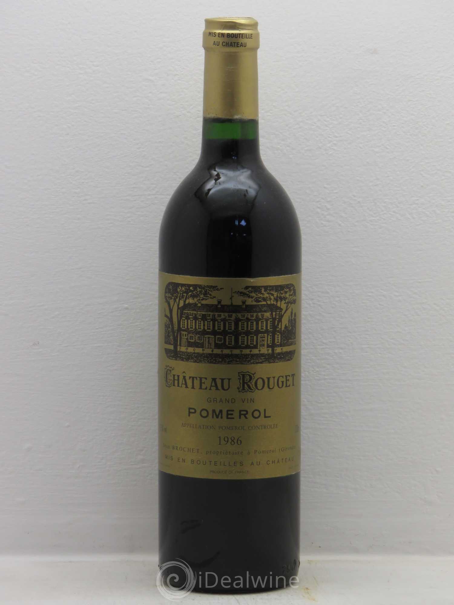 Château Rouget 1986 - Lot de 6 bouteilles - 0