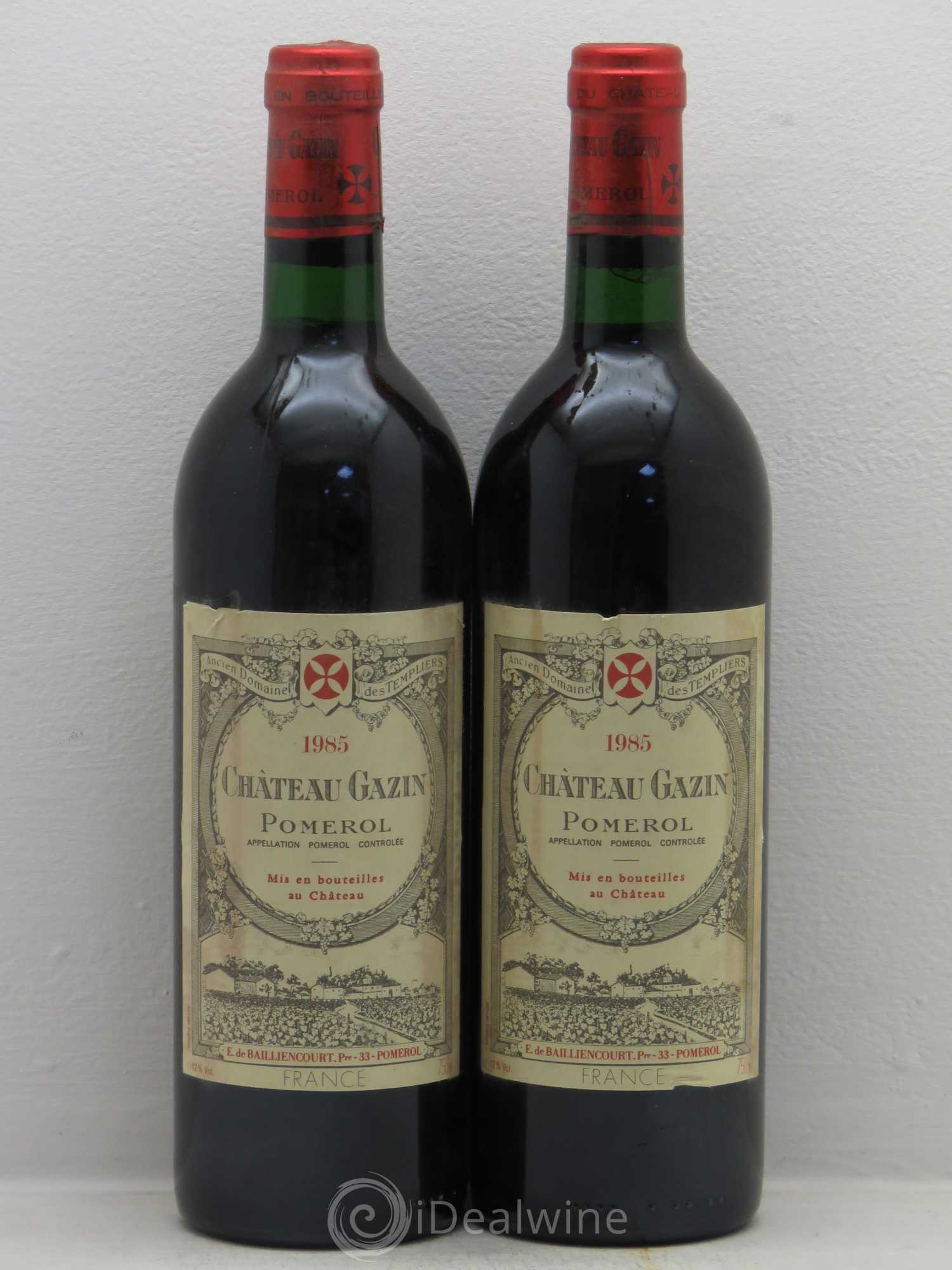 Château Gazin 1985 - Lot de 2 bouteilles - 0