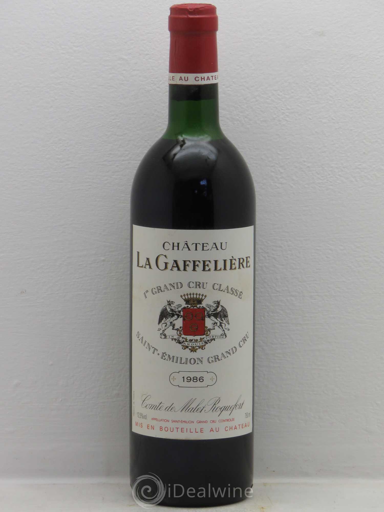 Château la Gaffelière 1er Grand Cru Classé B 1986 - Lot de 6 bouteilles - 0