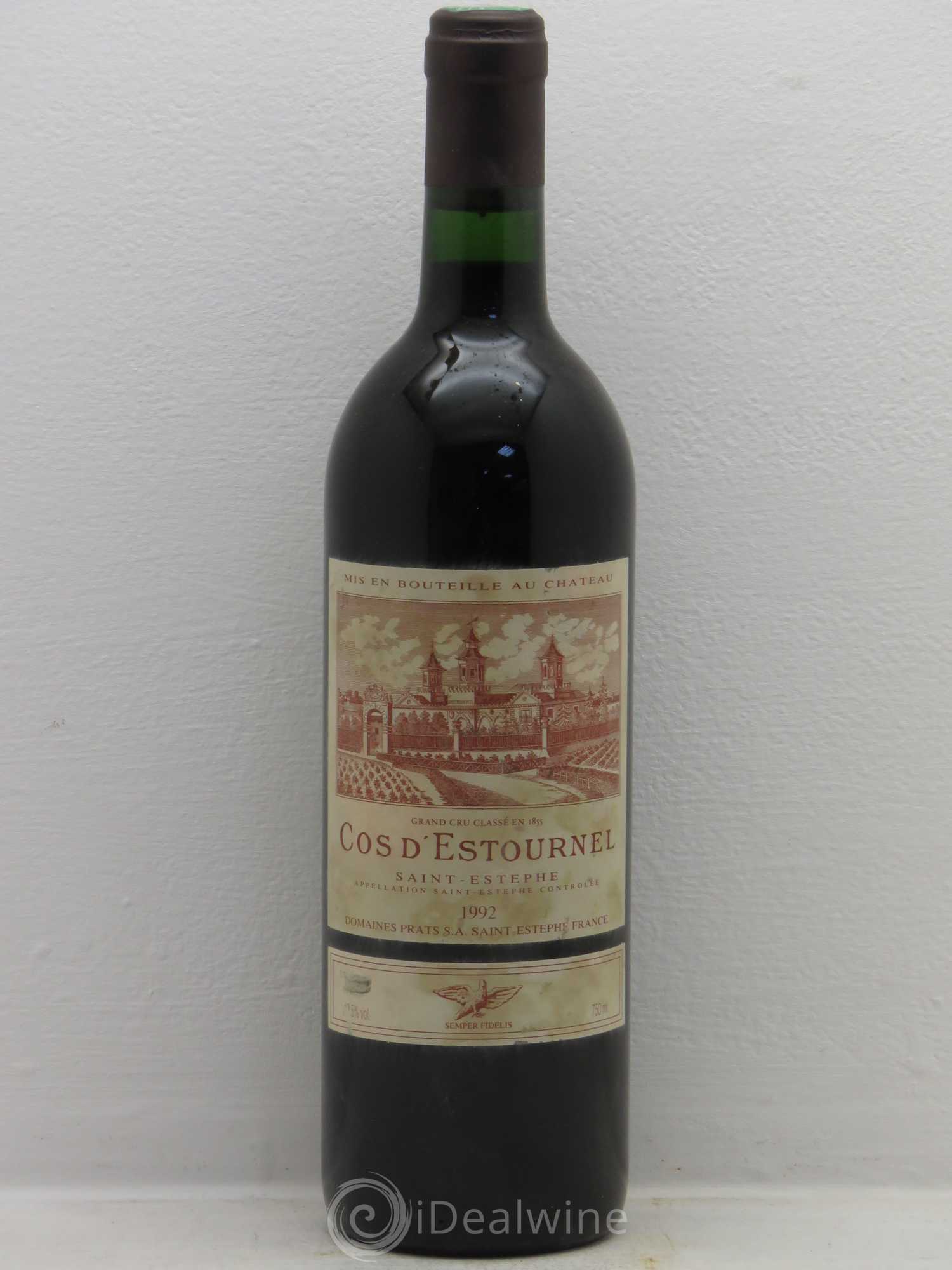 Cos d'Estournel 2ème Grand Cru Classé 1992 - Lot de 6 bouteilles - 0