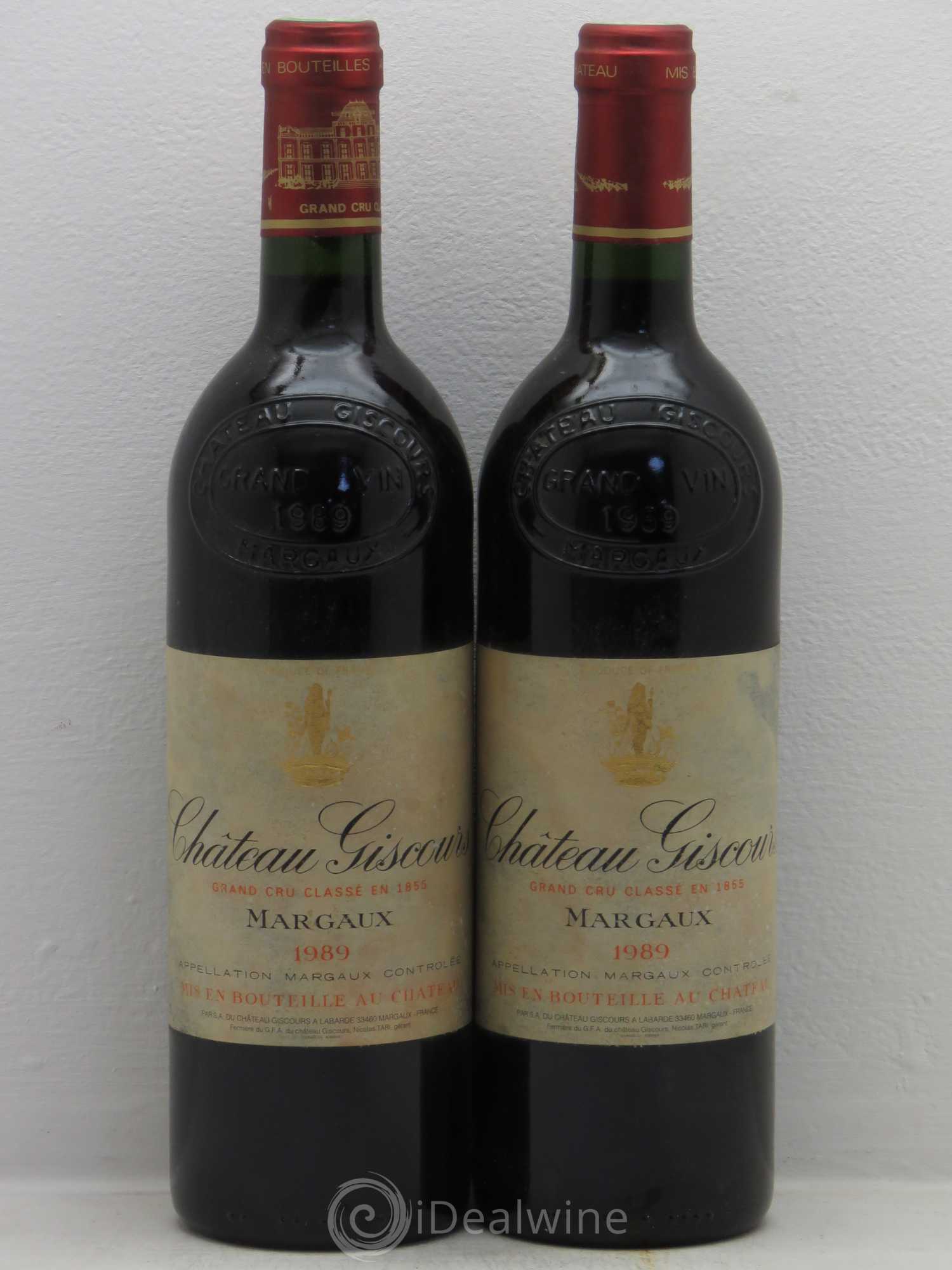 Château Giscours 3ème Grand Cru Classé 1989 - Lot de 2 bouteilles - 0