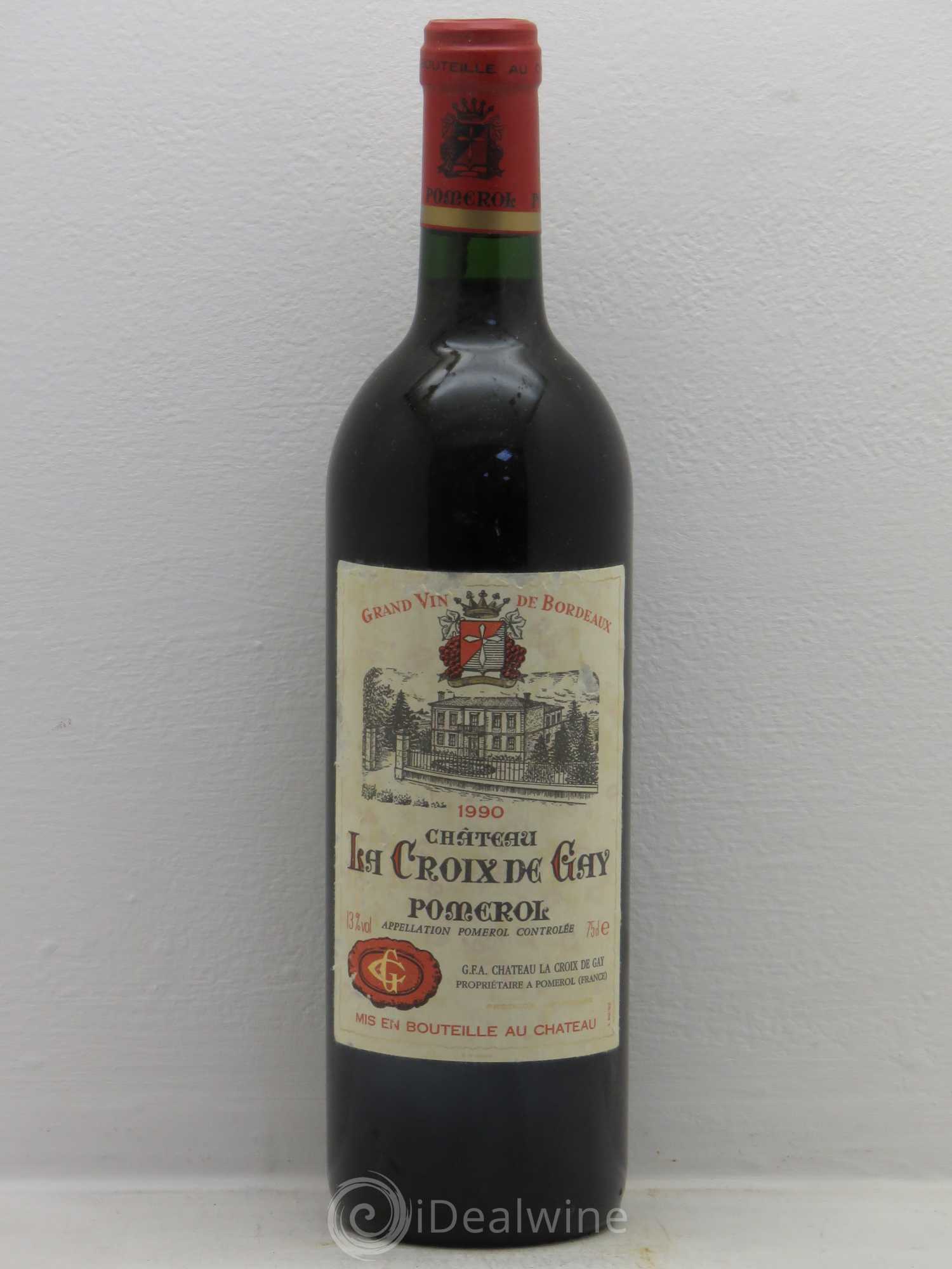 Château la Croix de Gay 1990 - Lot de 1 bouteille - 0