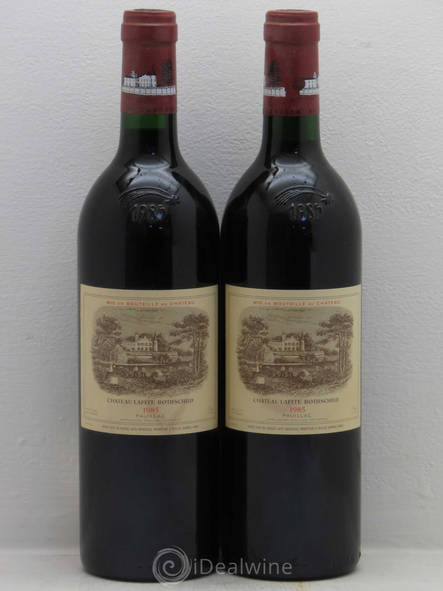 Château Lafite Rothschild 1er Grand Cru Classé 1985 - Lot de 2 bouteilles - 0