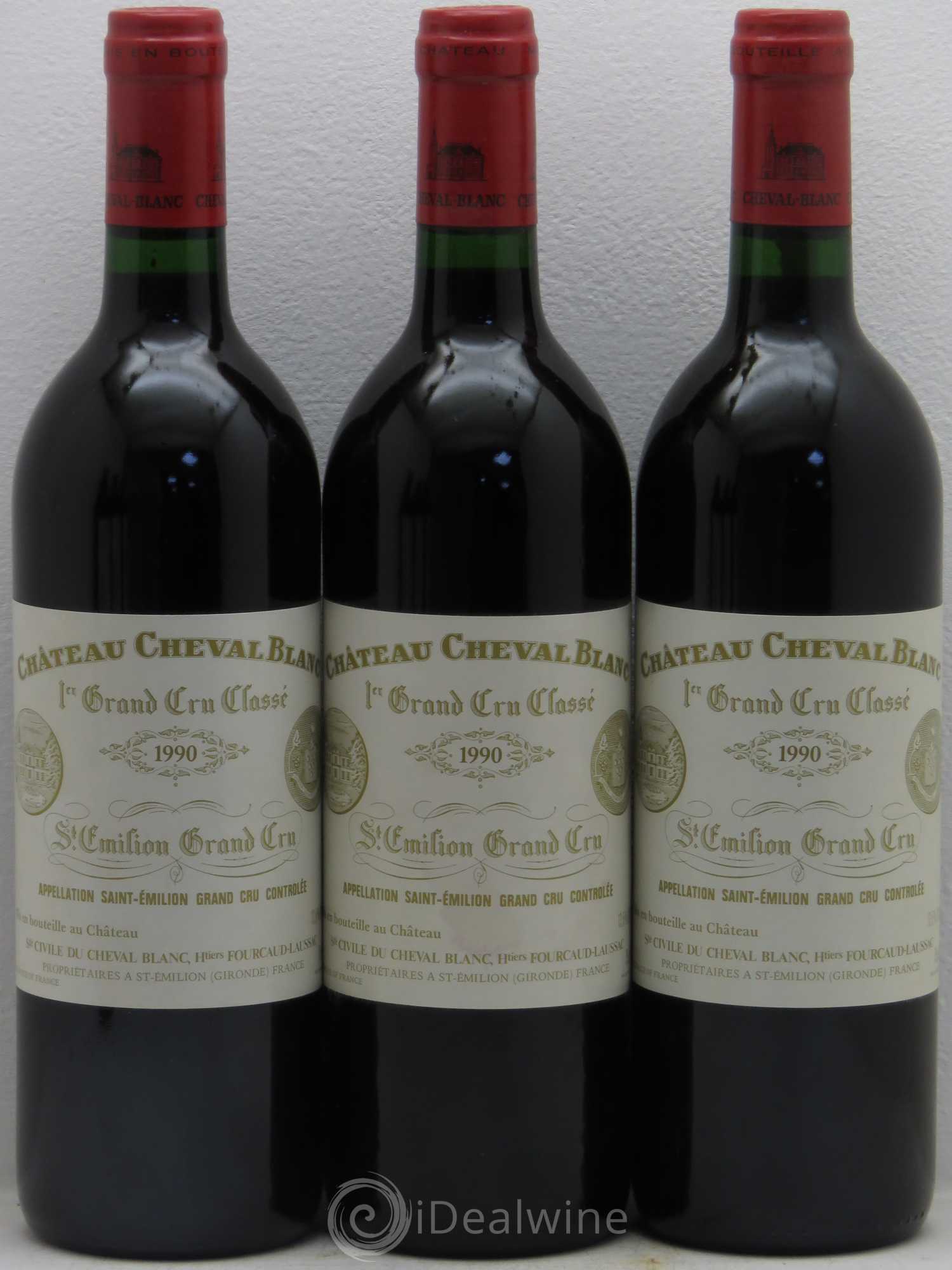 Château Cheval Blanc 1er Grand Cru Classé A 1990 - Lot de 6 bouteilles - 1