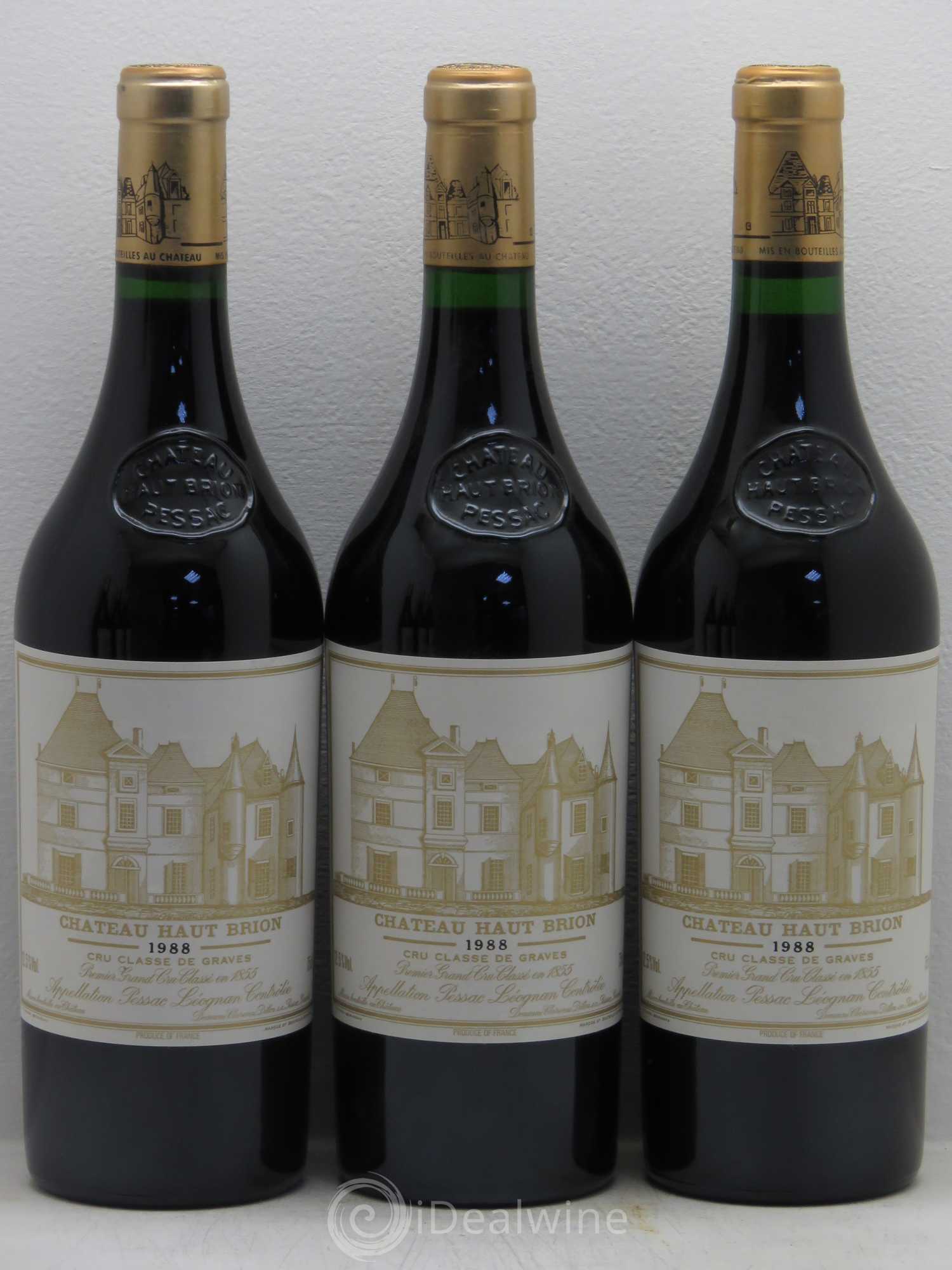 Château Haut Brion 1er Grand Cru Classé 1988 - Lot de 6 bouteilles - 1