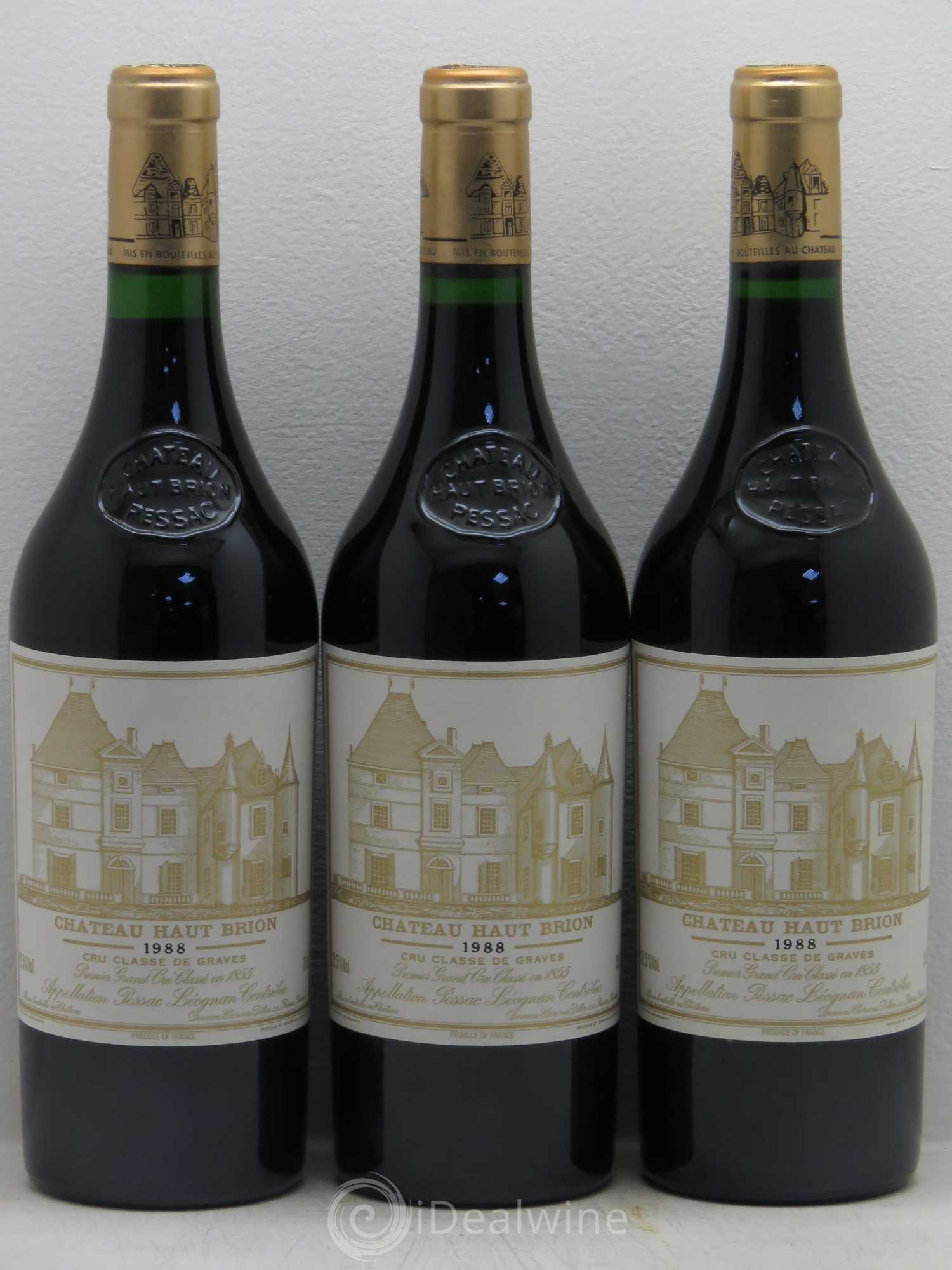 Château Haut Brion 1er Grand Cru Classé 1988 - Lot de 6 bouteilles - 2