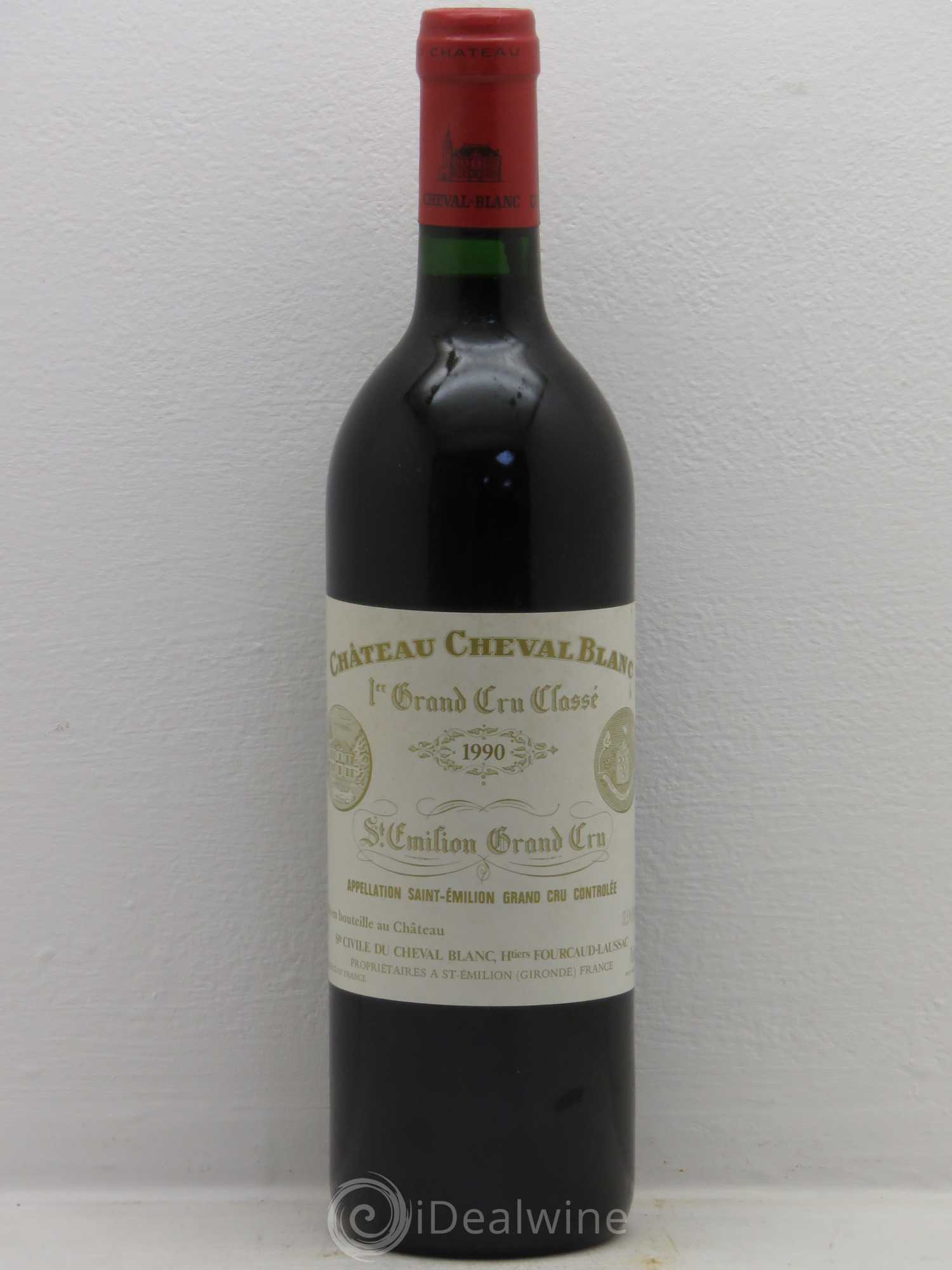 Château Cheval Blanc 1er Grand Cru Classé A 1990 - Lot de 1 bouteille - 0
