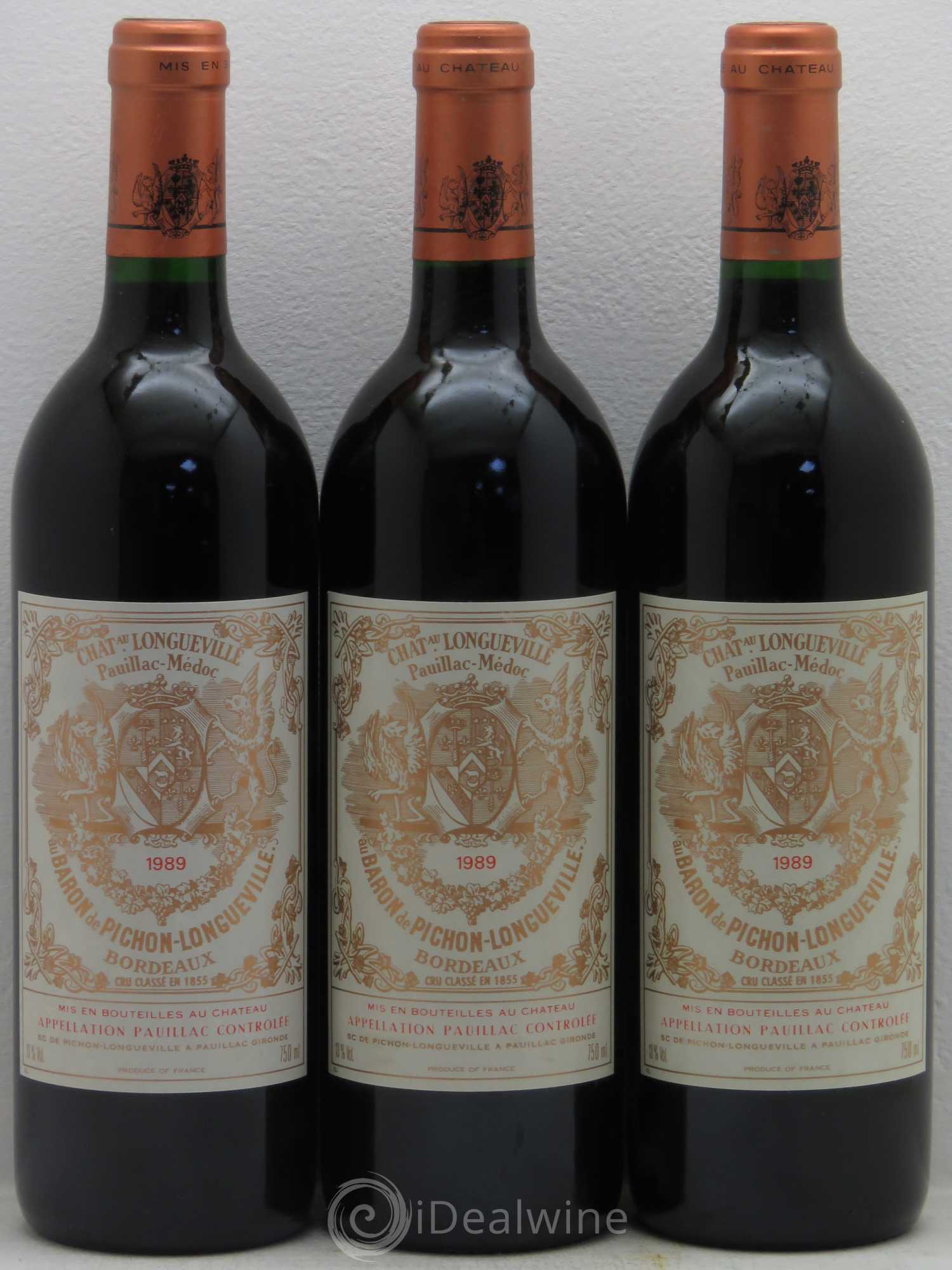 Pichon Longueville Baron 2ème Grand Cru Classé 1989 - Lot de 6 bouteilles - 2