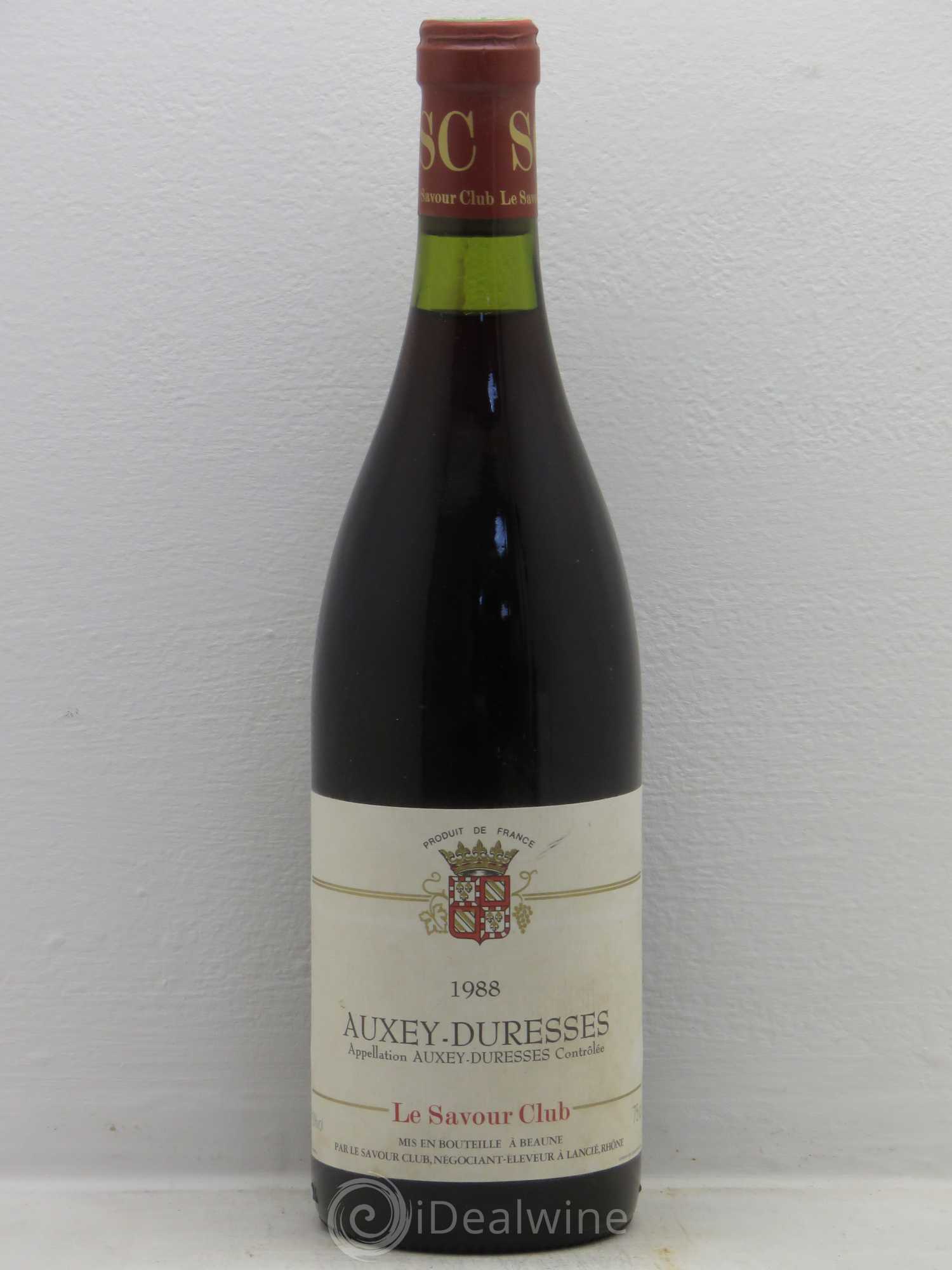 Auxey-Duresses Savour Club (sans prix de réserve) 1988 - Lotto di 6 bottiglie - 0