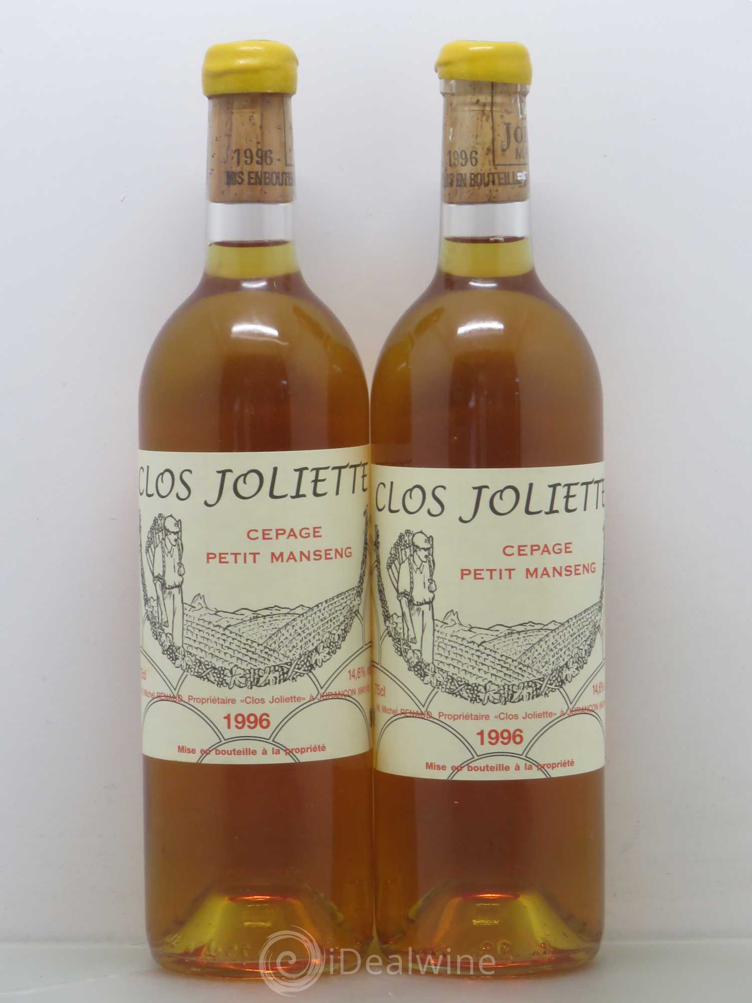 Jurançon Demi-Sec Clos Joliette 1996 - Lotto di 2 bottiglie - 0