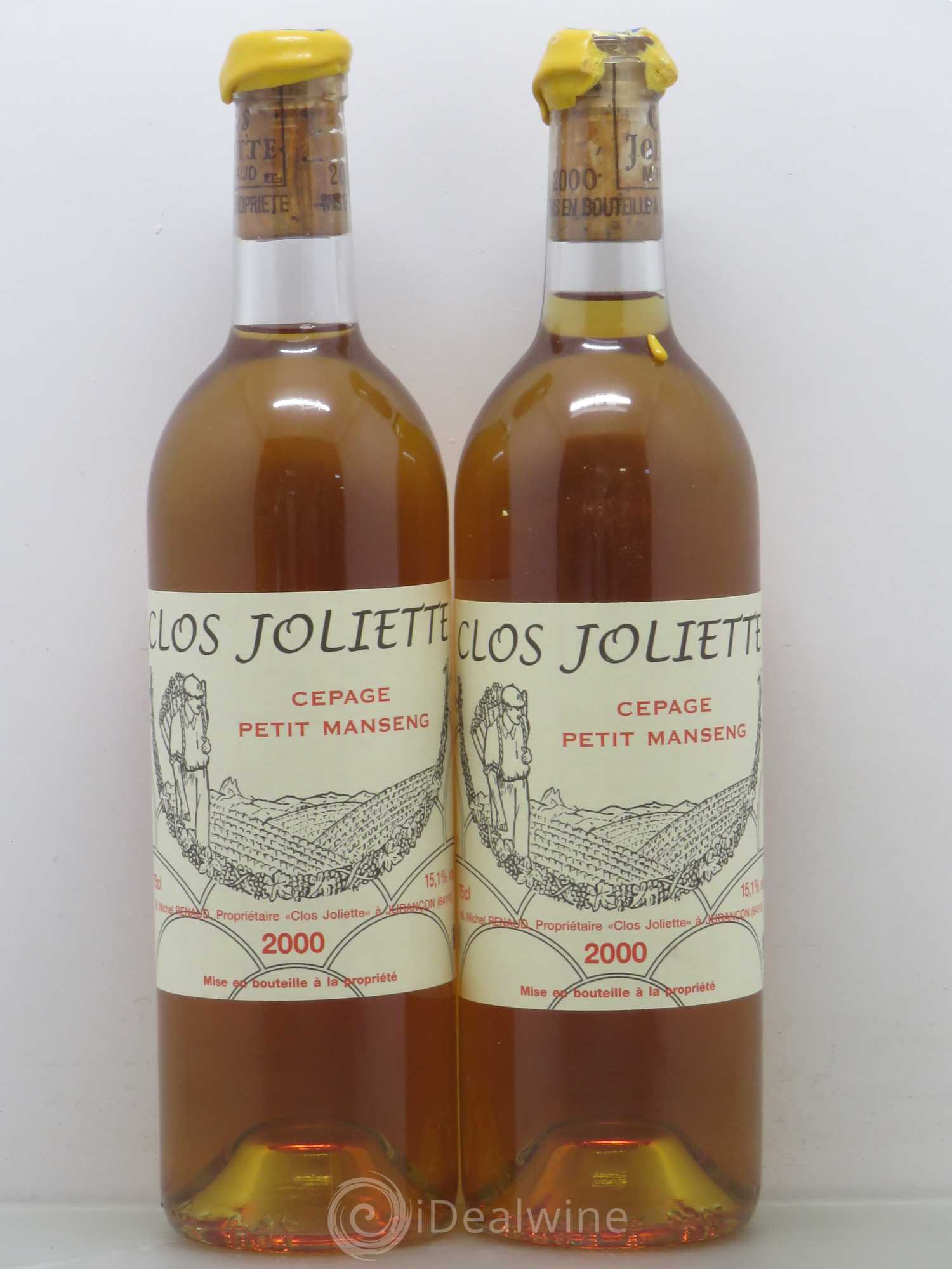 Jurançon Demi-Sec Clos Joliette 2000 - Lotto di 2 bottiglie - 0