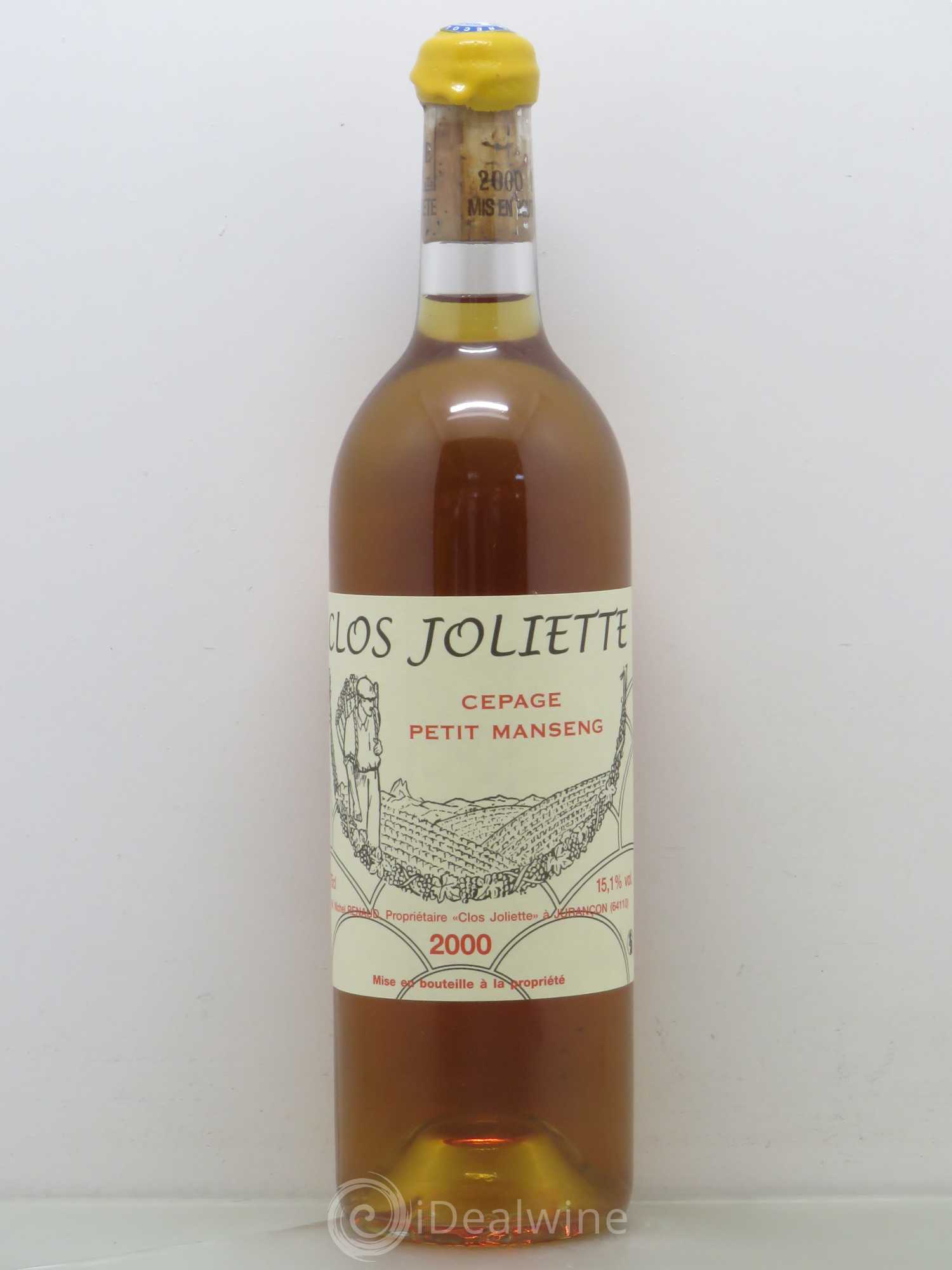 Jurançon Demi-Sec Clos Joliette 2000 - Posten von 1 Flasche - 0
