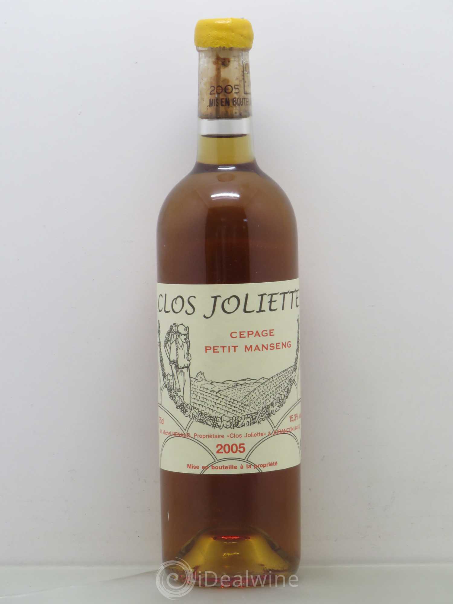 Jurançon Demi-Sec Clos Joliette 2005 - Posten von 1 Flasche - 0