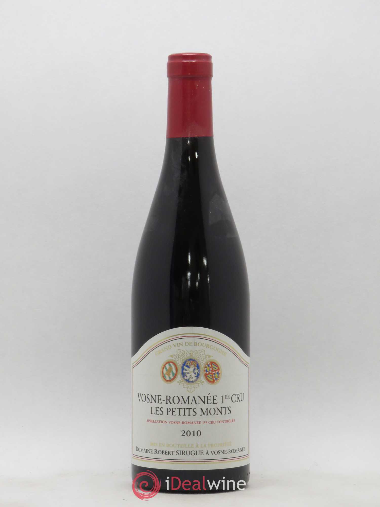 Vosne-Romanée 1er Cru Les Petits Monts Domaine Sirugue 2010 - Posten von 1 Flasche - 0