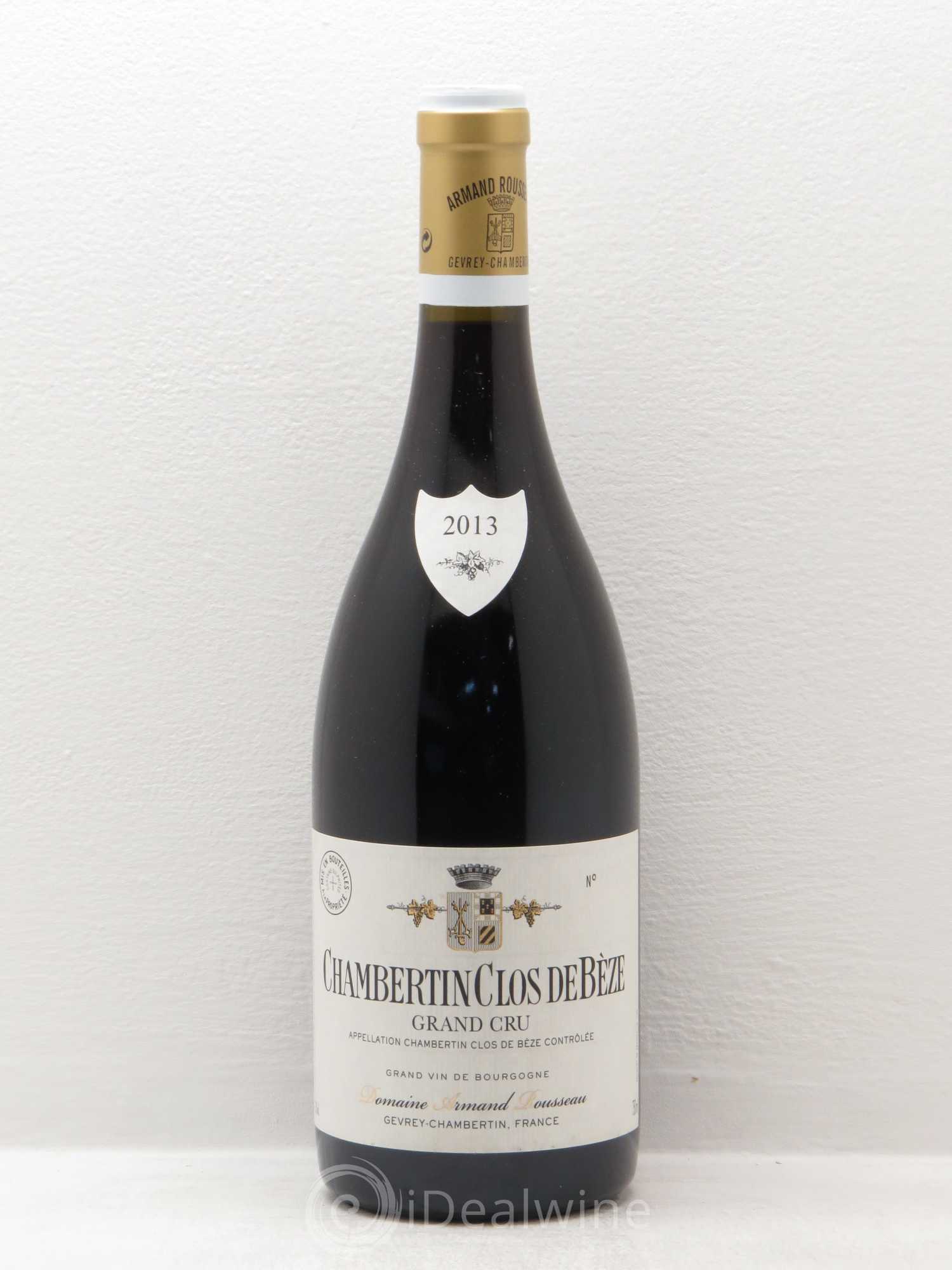Chambertin Clos de Bèze Grand Cru Armand Rousseau (Domaine) 2013 - Lot de 1 bouteille - 0