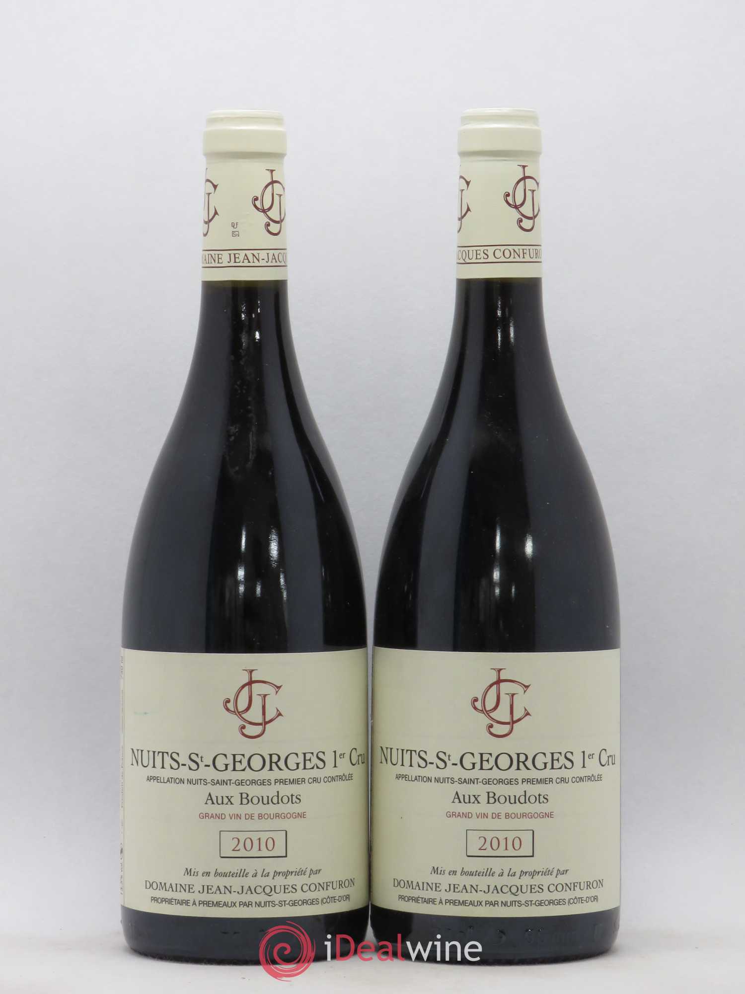 Nuits-Saint-Georges 1er Cru Aux Boudots Jean-Jacques Confuron 2010 - Lot de 2 bouteilles - 0