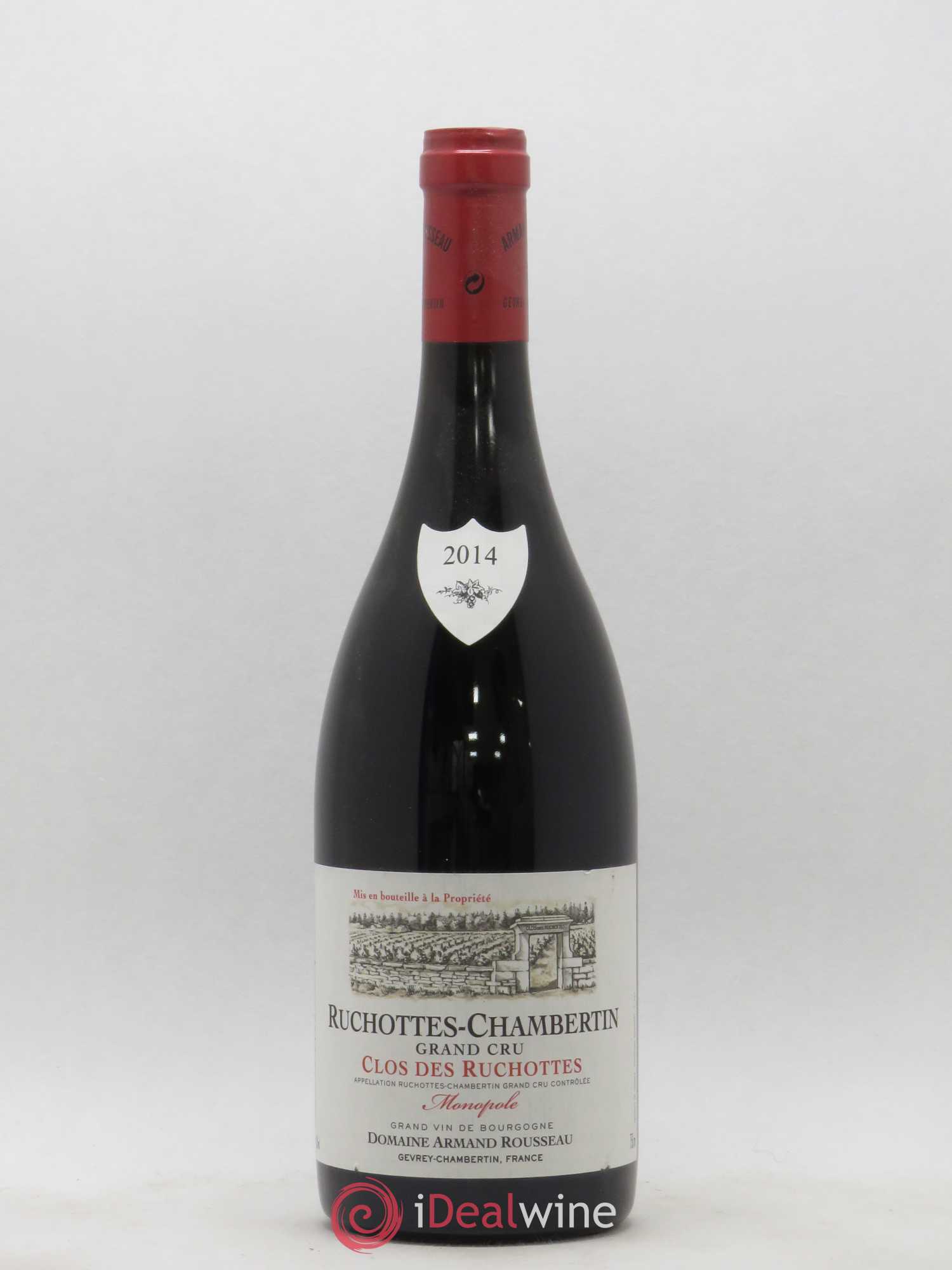 Ruchottes-Chambertin Grand Cru Clos des Ruchottes Armand Rousseau (Domaine) 2014 - Lot de 1 bouteille - 0