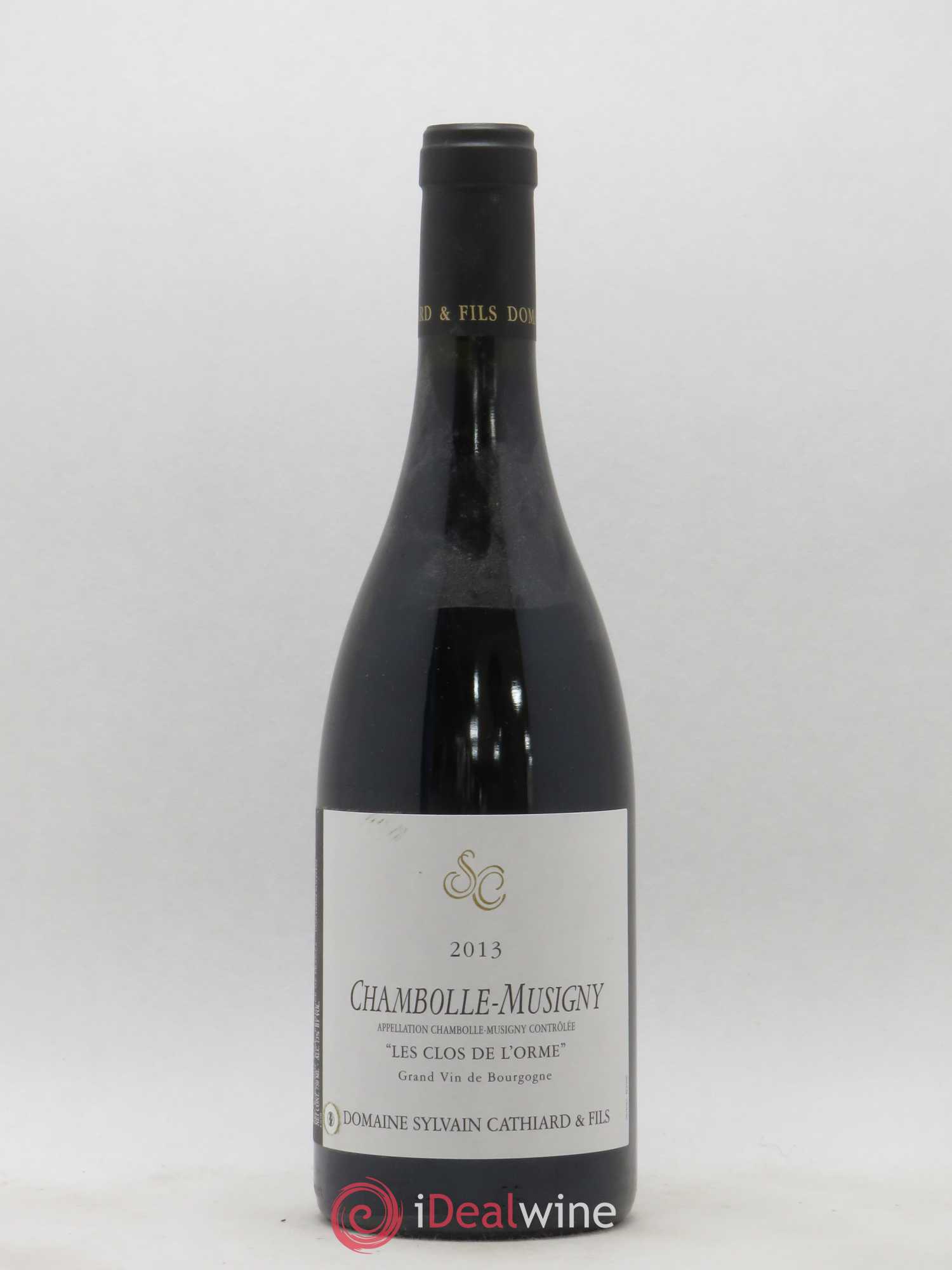 Chambolle-Musigny Les Clos de l'Orme Sylvain Cathiard & Fils 2013 - Lot de 1 bouteille - 0