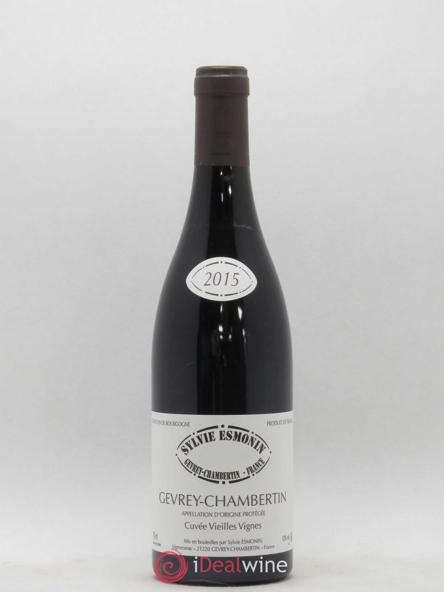 Gevrey-Chambertin Vieilles Vignes Sylvie Esmonin 2015 - Lot de 1 bouteille - 0