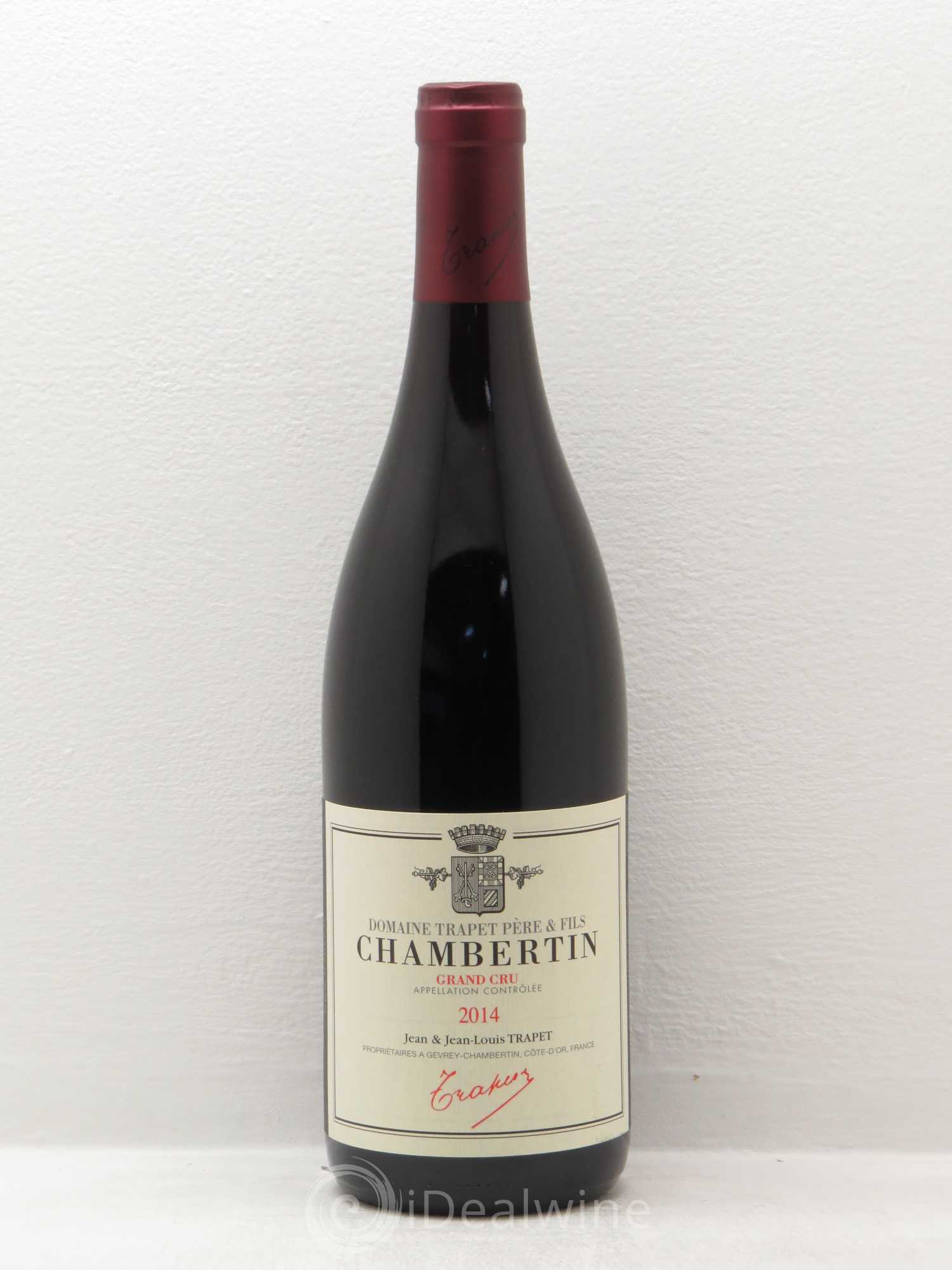 Chambertin Grand Cru Domaine Trapet 2014 - Lot de 1 bouteille - 0