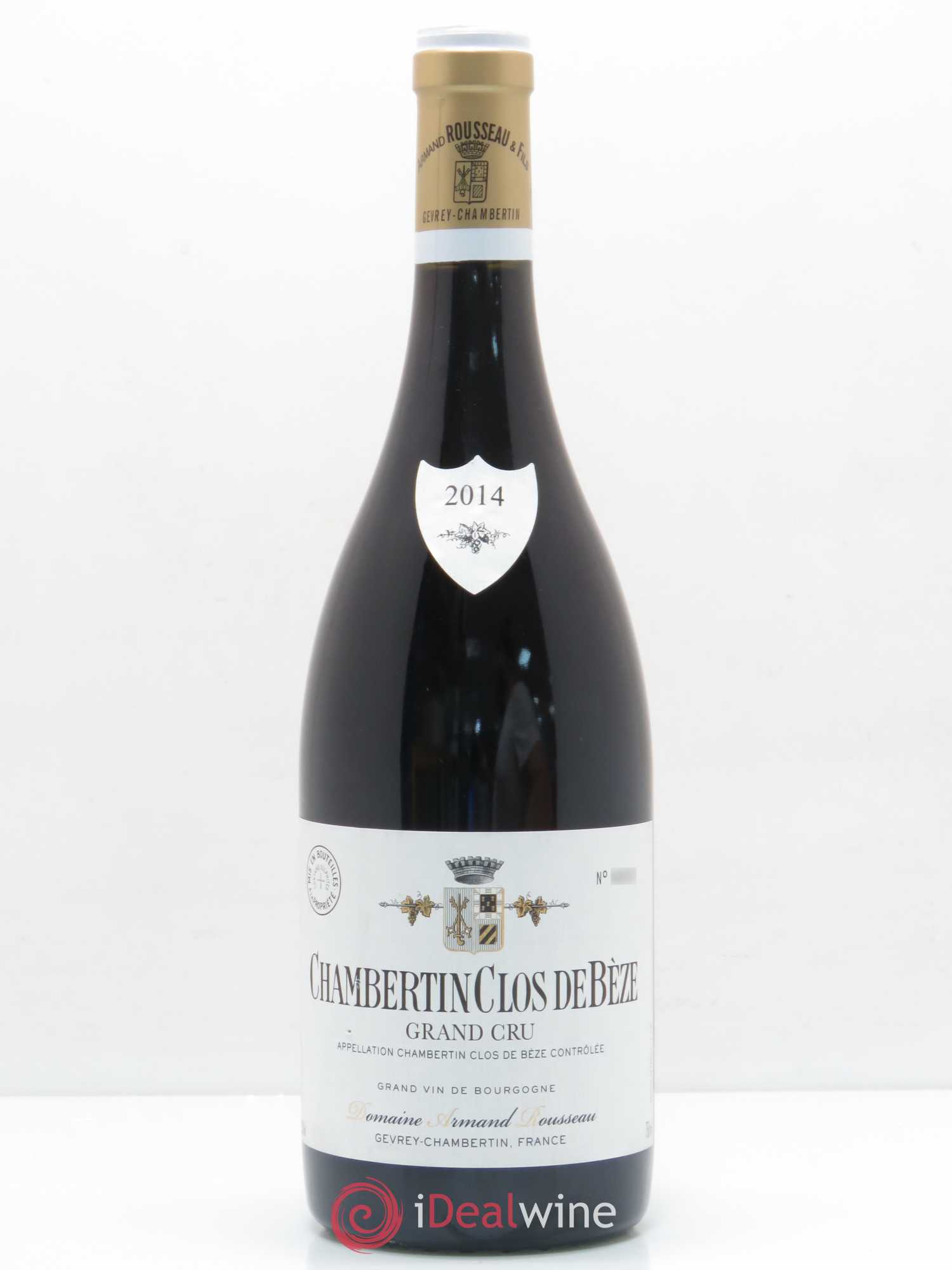 Chambertin Clos de Bèze Grand Cru Armand Rousseau (Domaine) 2014 - Lot de 1 bouteille - 0